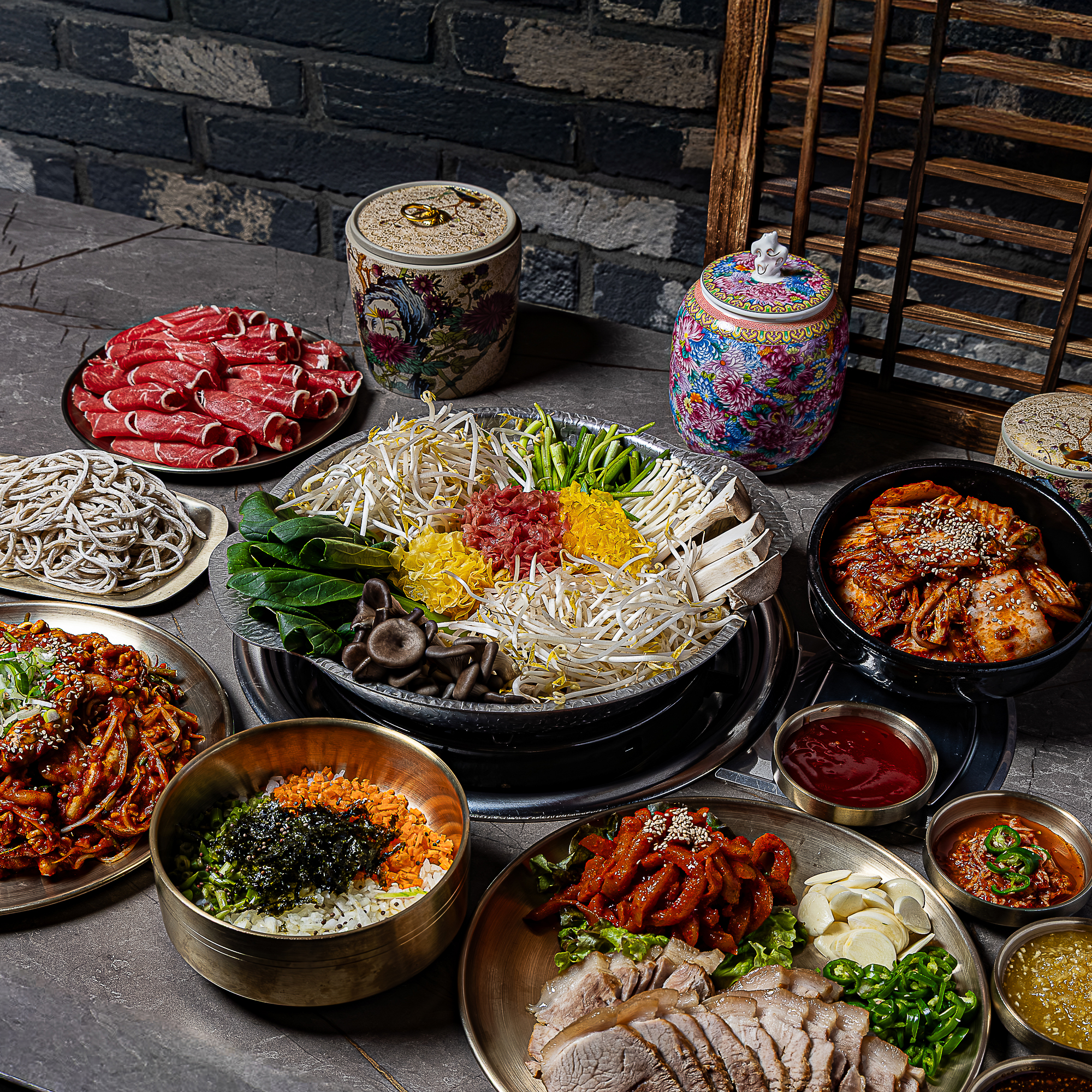 한상가득스페셜 상황샤브칼국수