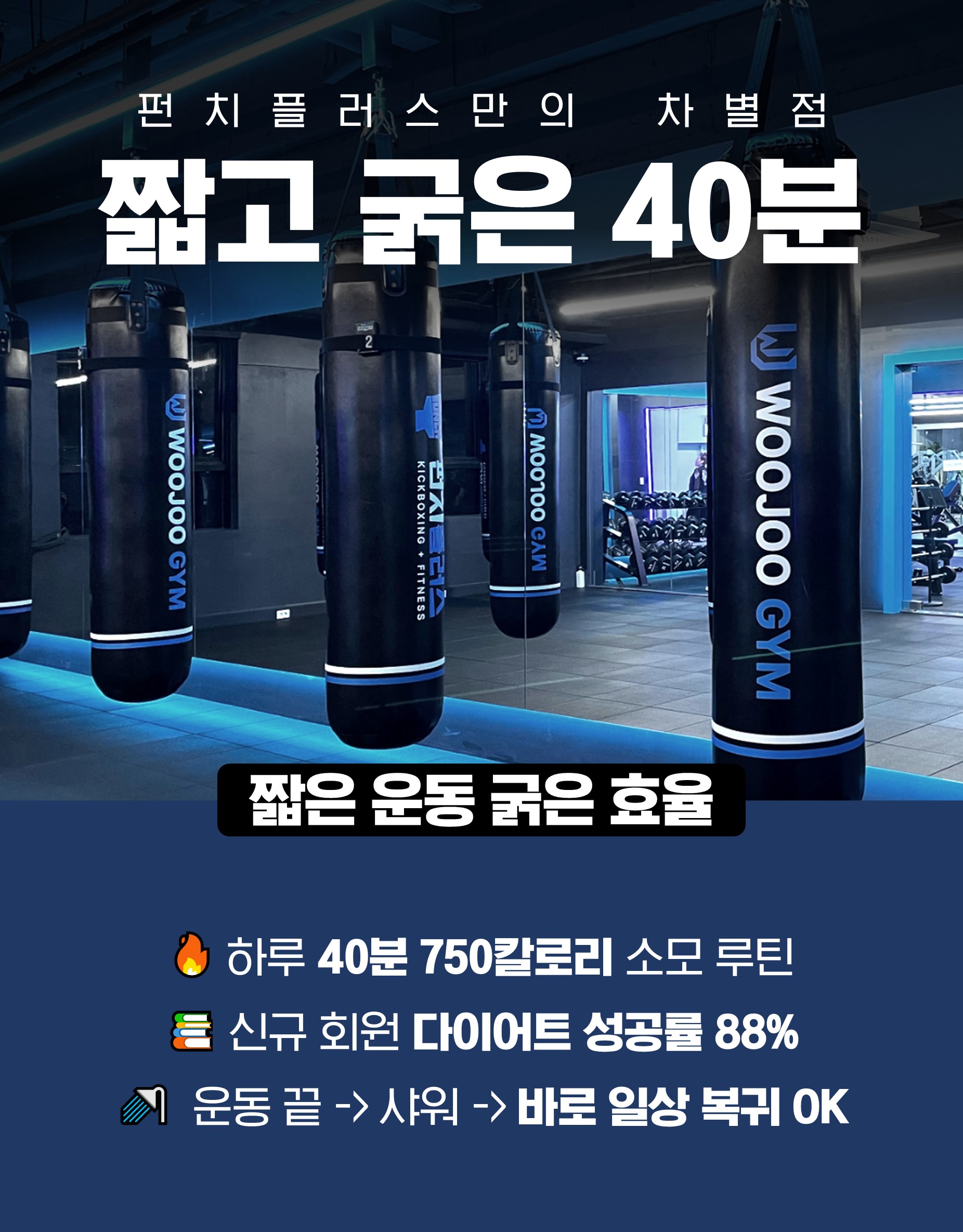 서울 강북구 도봉로 복싱체육관 펀치플러스 미아점 내부 모습 3