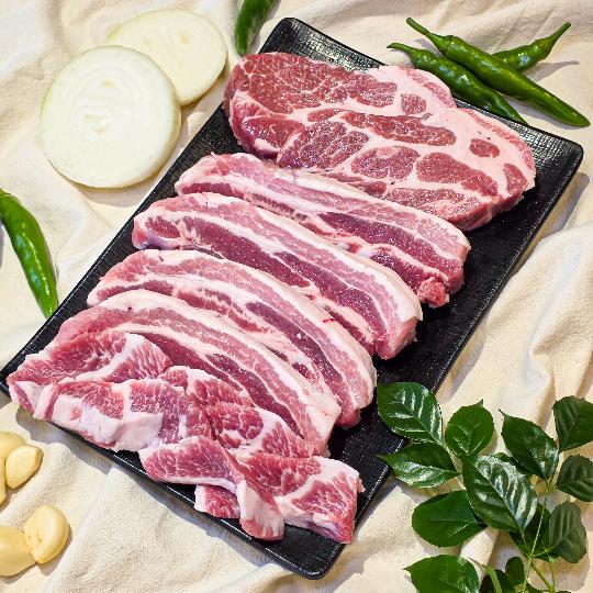 한돈돼지 반판