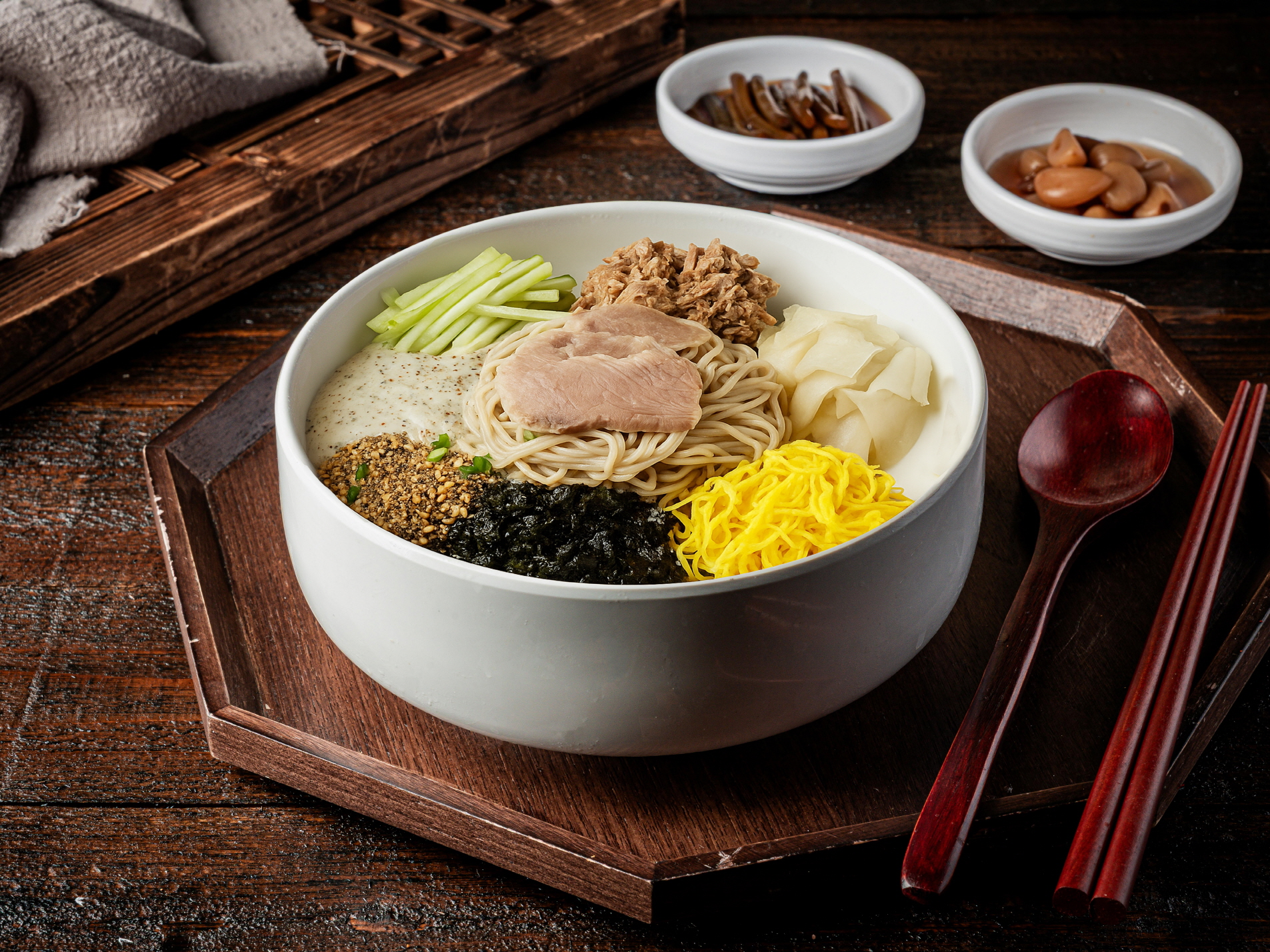 들기름비빔냉면