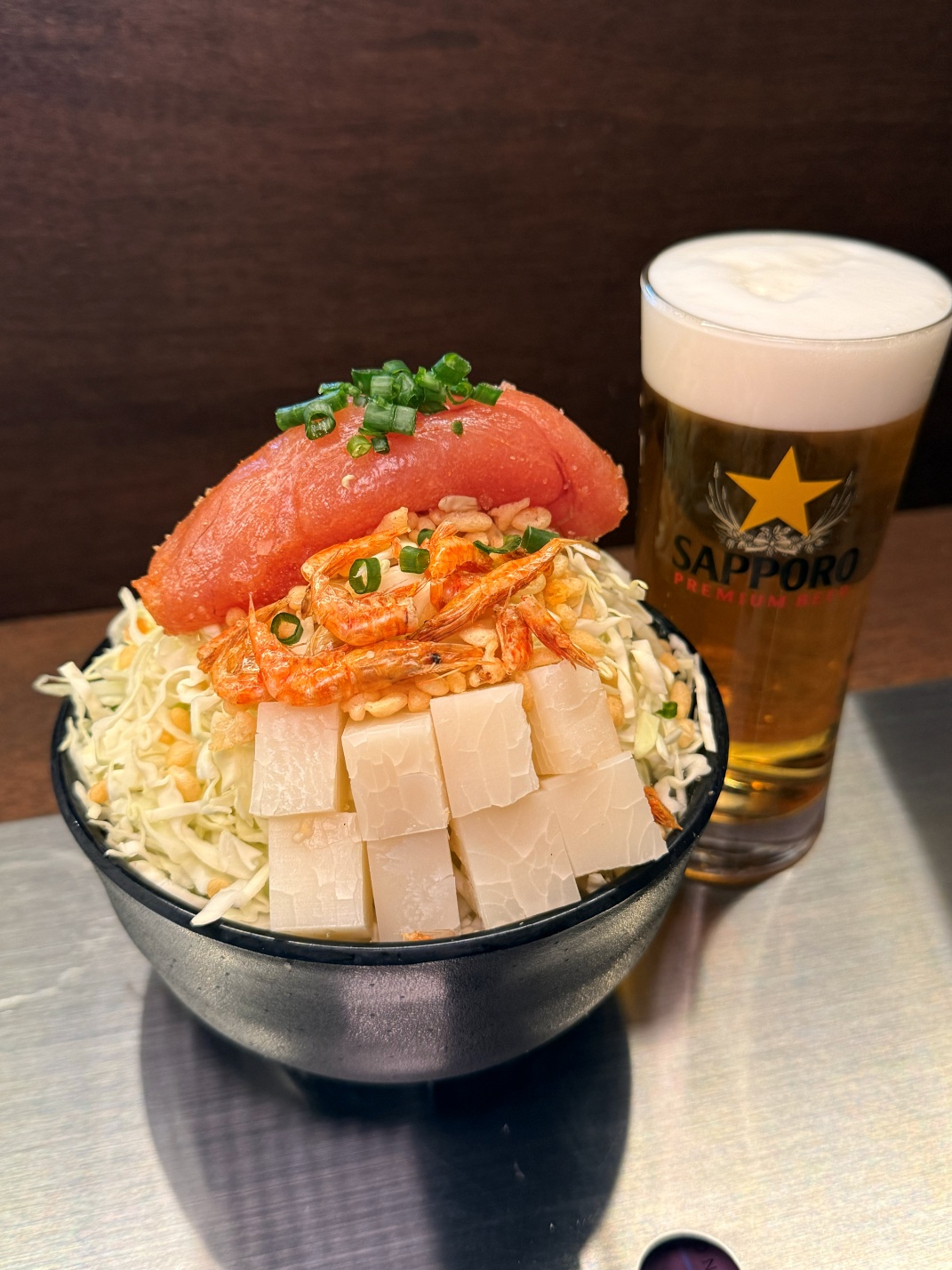 명란치즈모찌 몬자야키