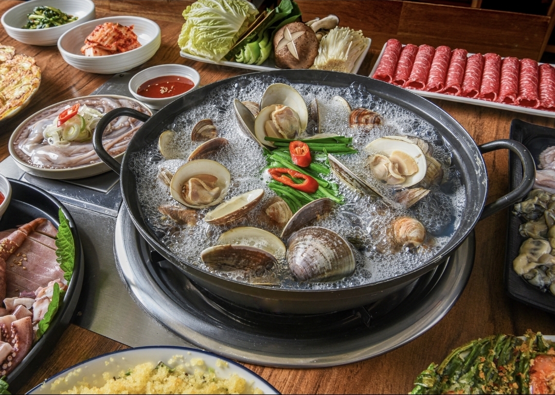백합탕 낙지 샤브샤브 세트