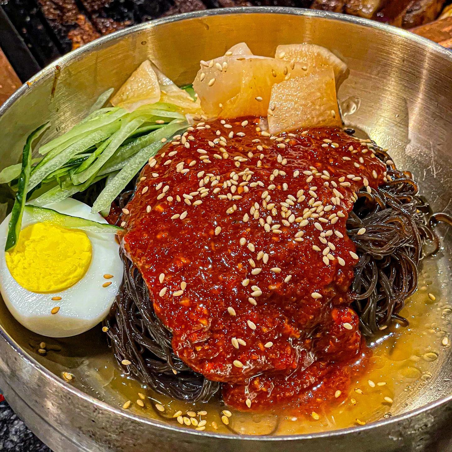 물냉면