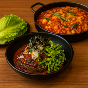 눈꽃+막국수세트(눈꽃닭갈비+막국수)