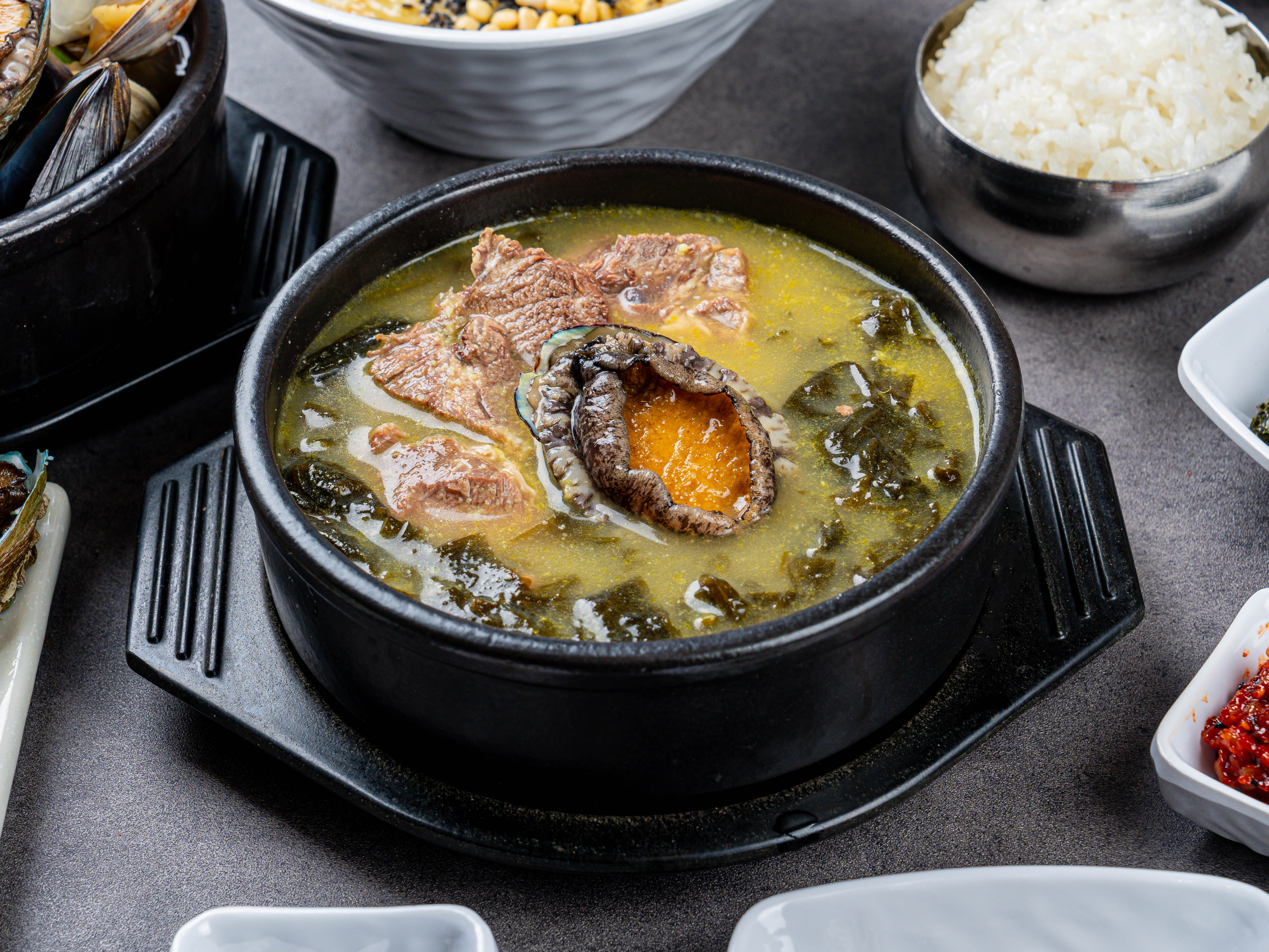 한우+전복 미역국
