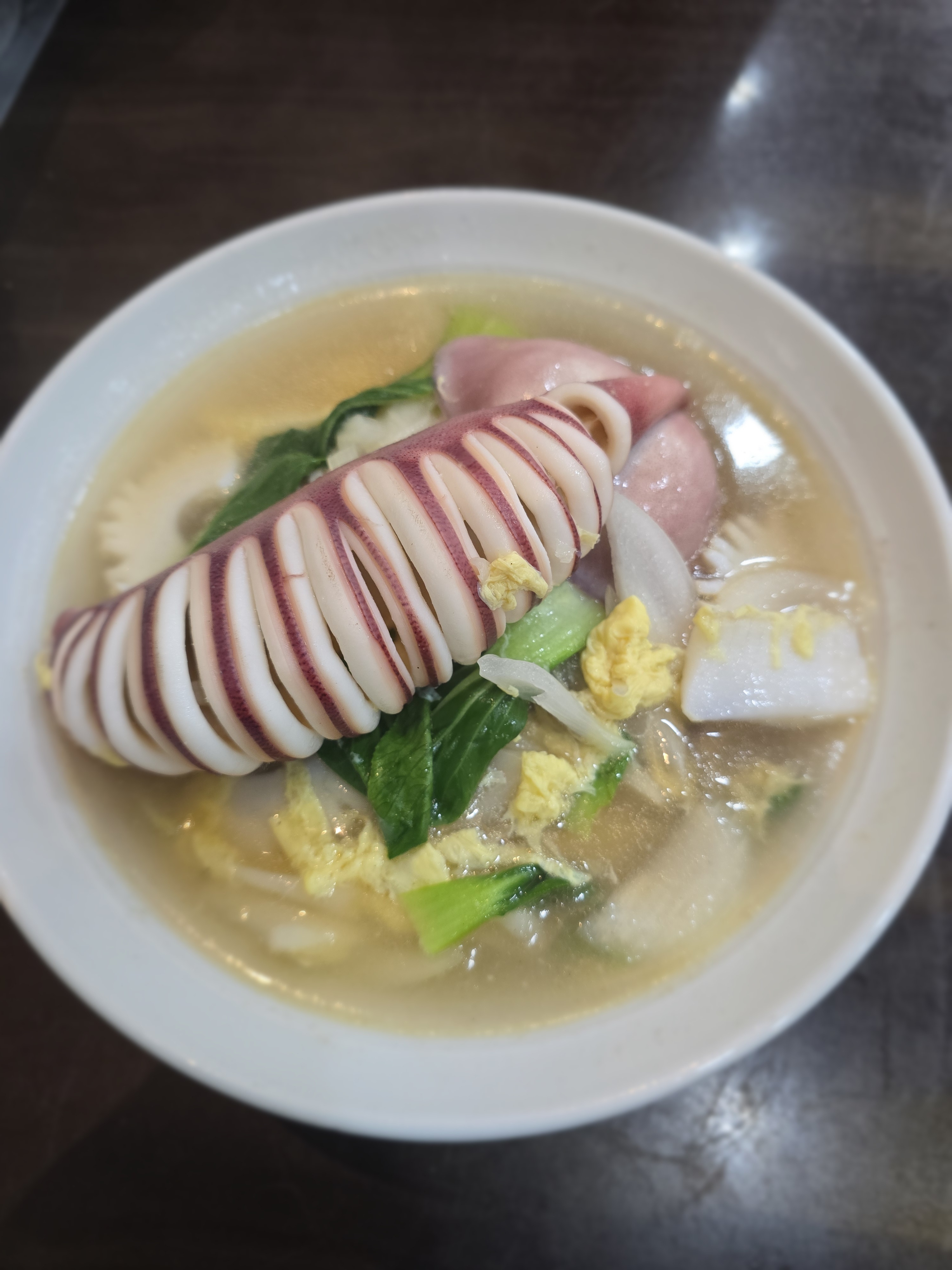 통오징어해물우동
