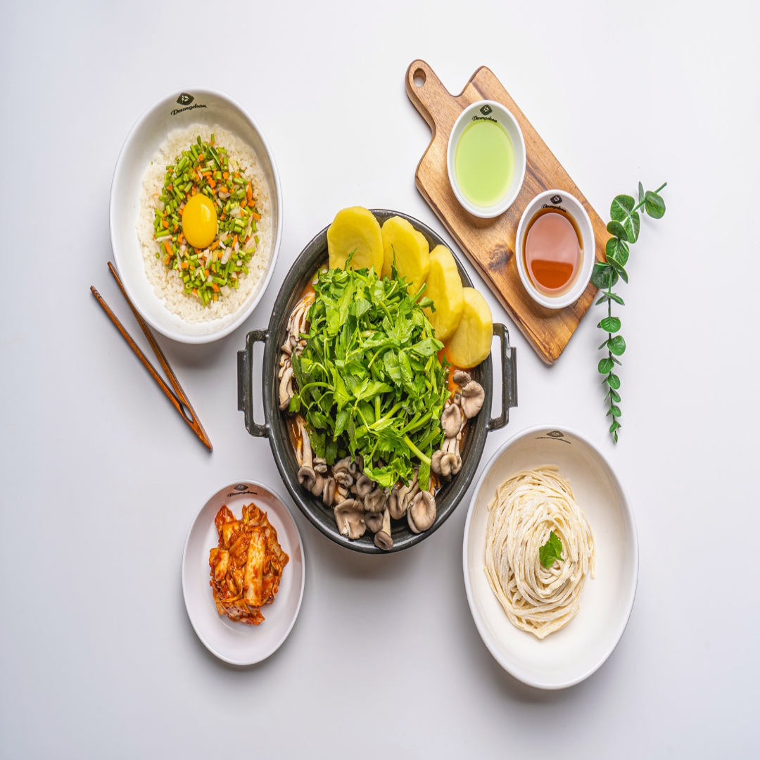 가성비 3코스 등촌칼국수(얼큰/맑은)