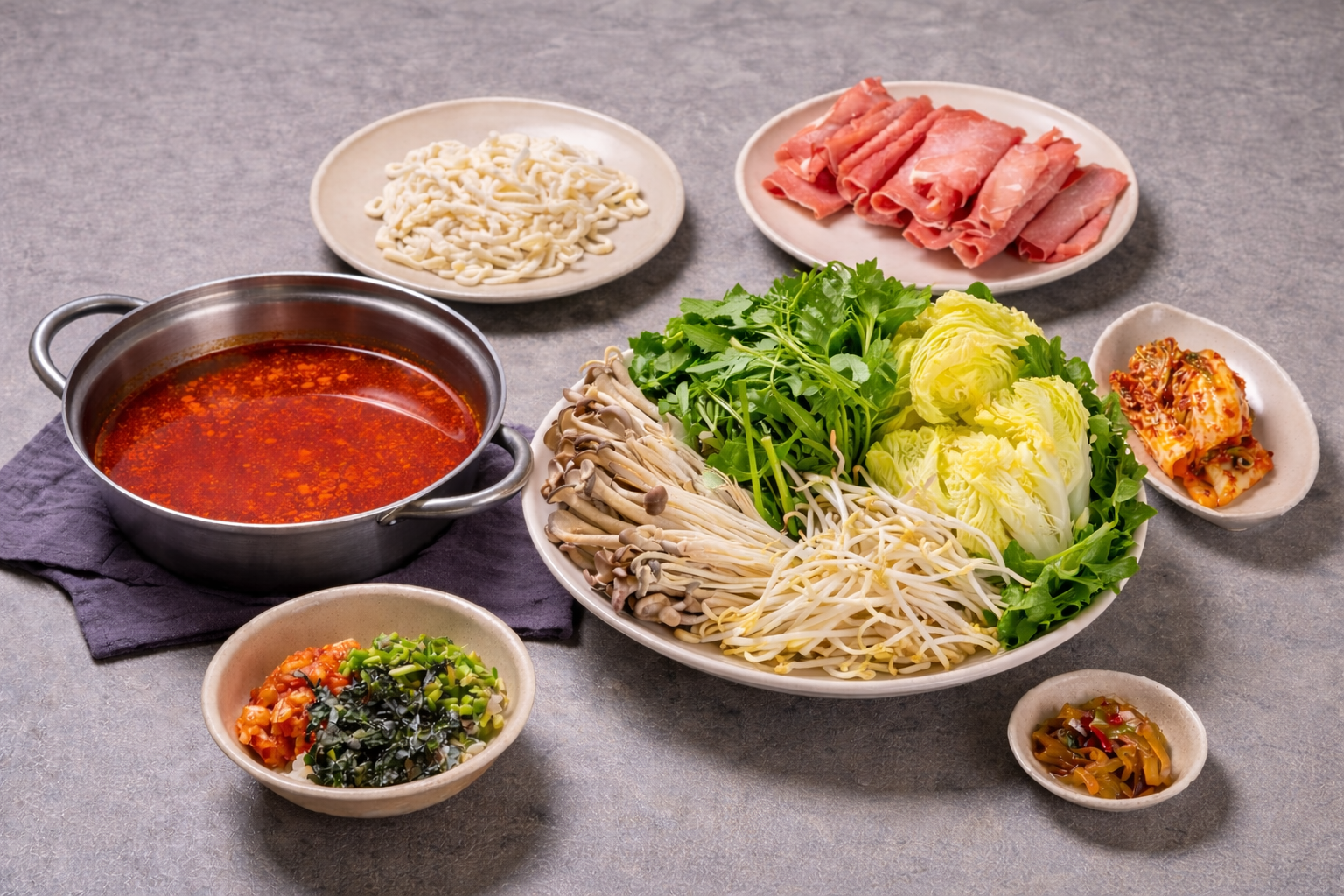 오월얼크니샤브손칼국수 본점