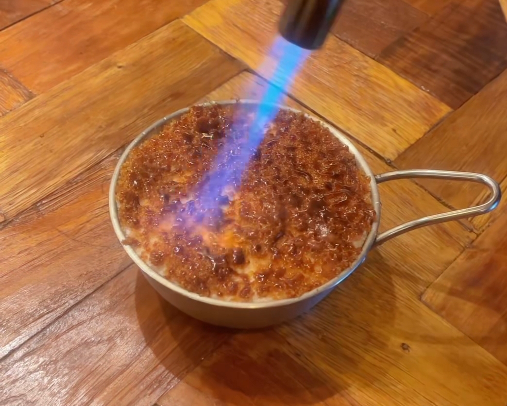 크렘브륄레 빙수