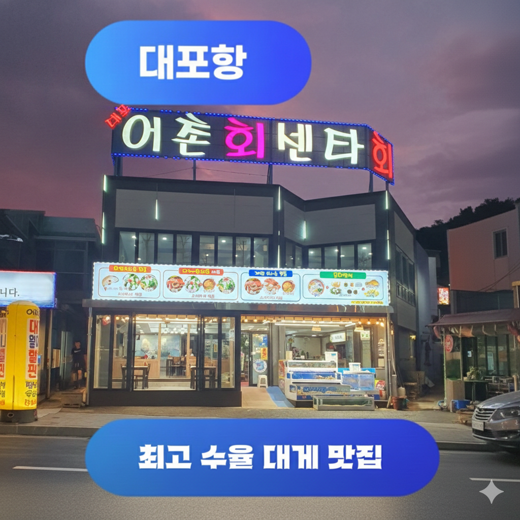 대포어촌회센타 강원 애견맛집