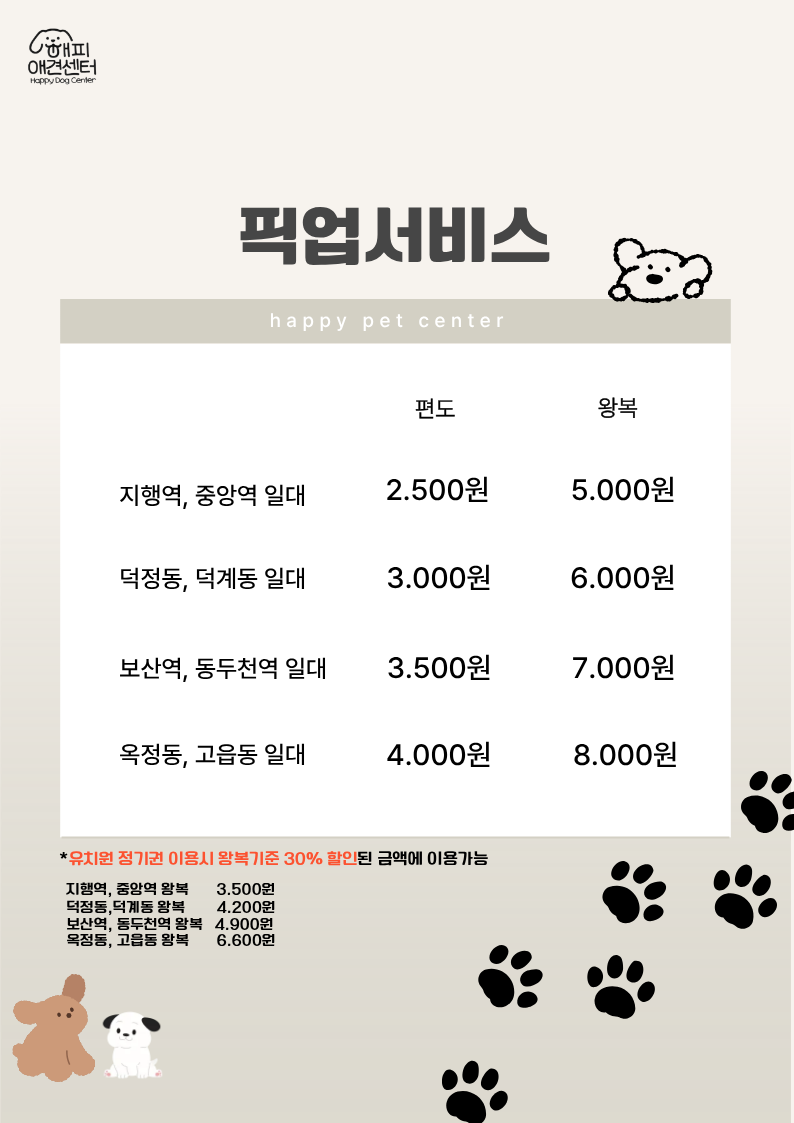 해피애견센터 경기 애견여행지