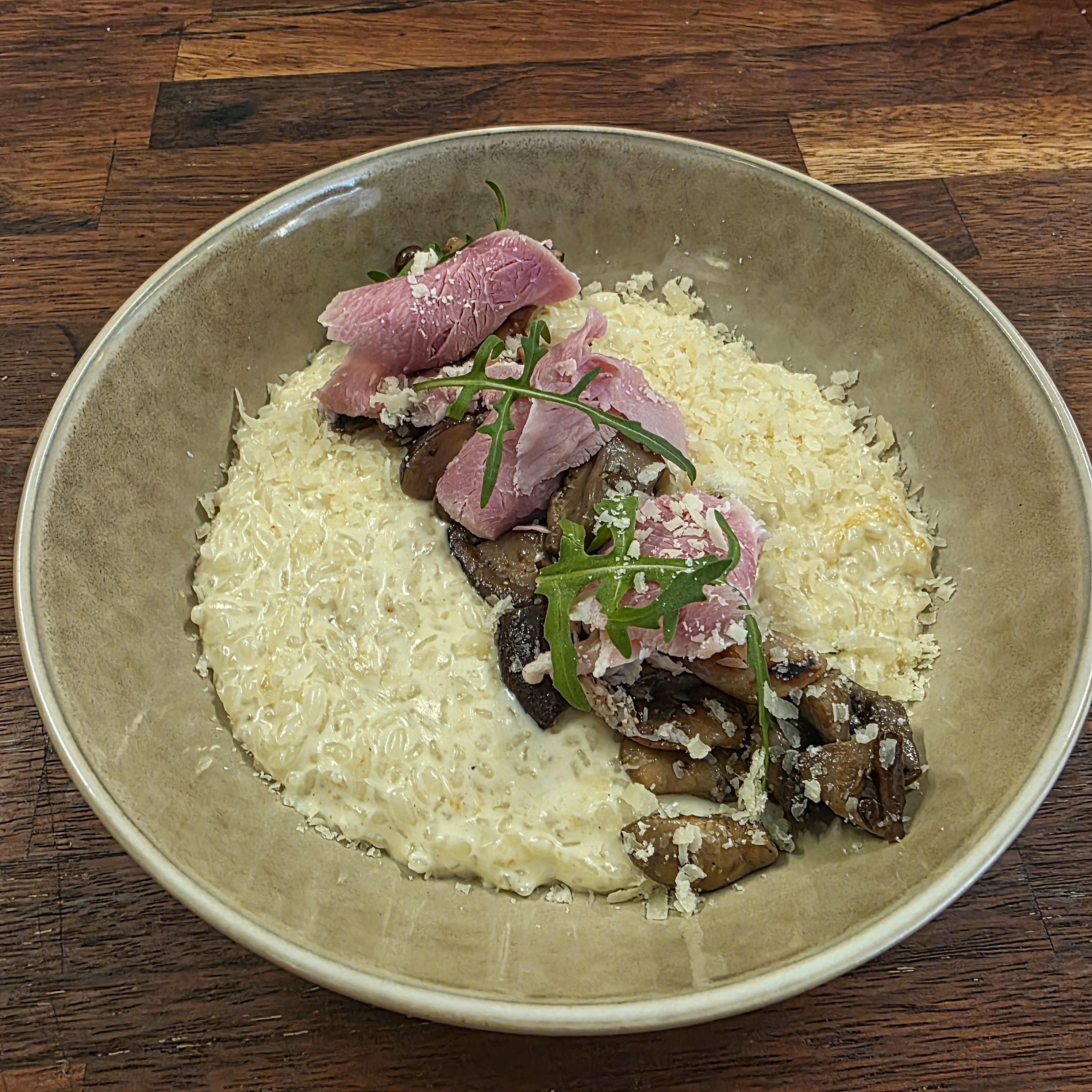 버섯크림리소토