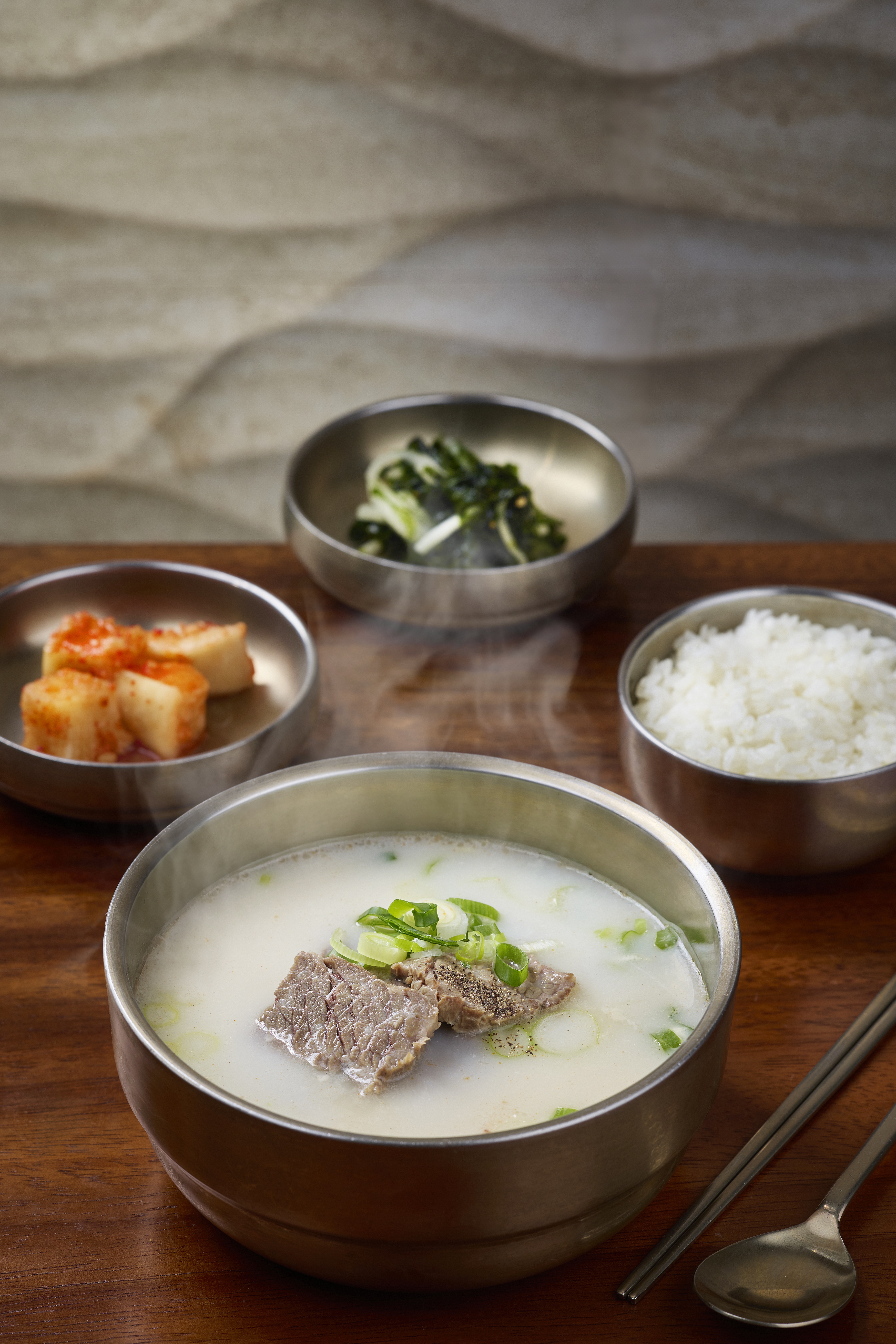 Beef bone soup