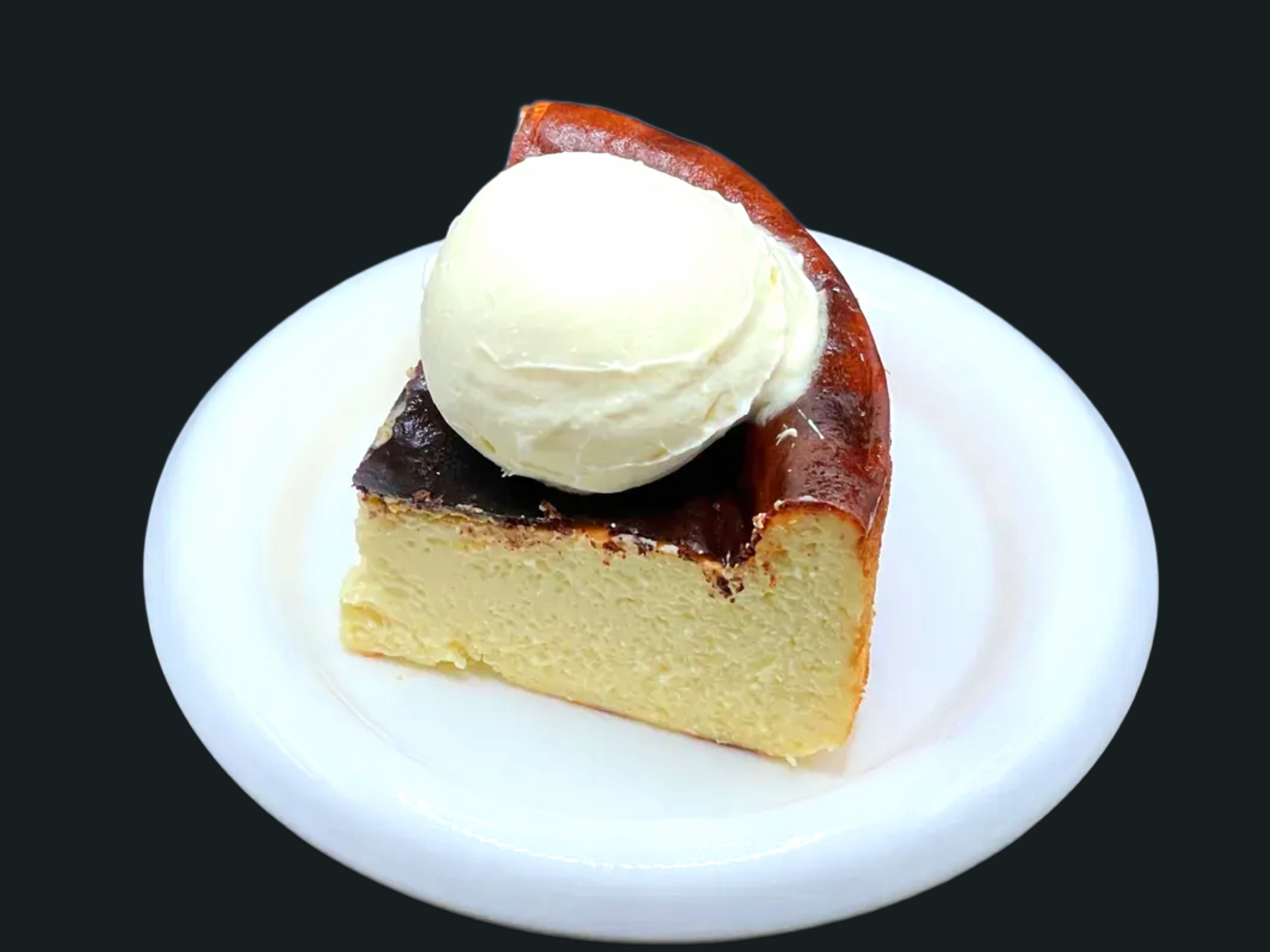 수제 치즈 크림이 올라간 바치케