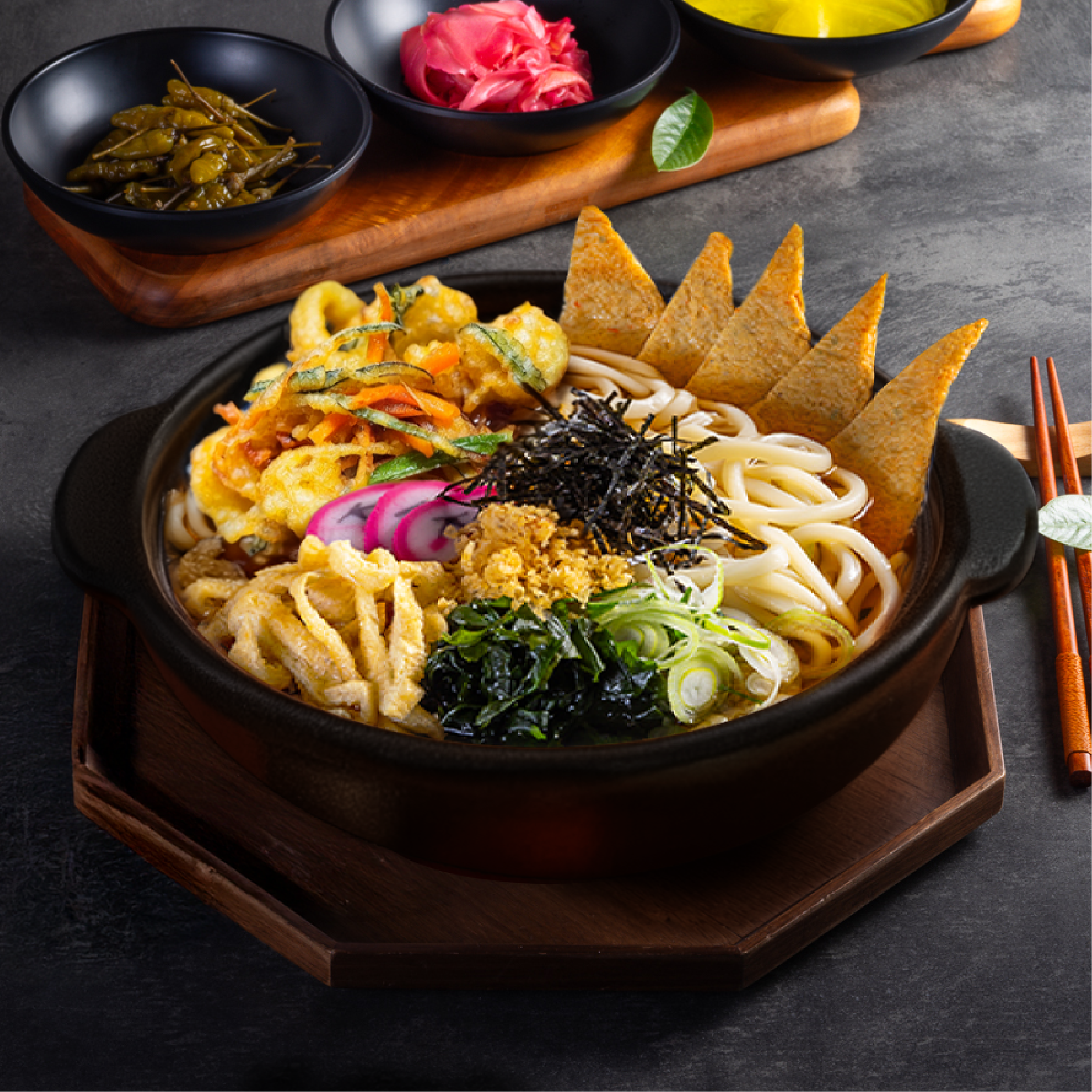 카키아게 나베 우동