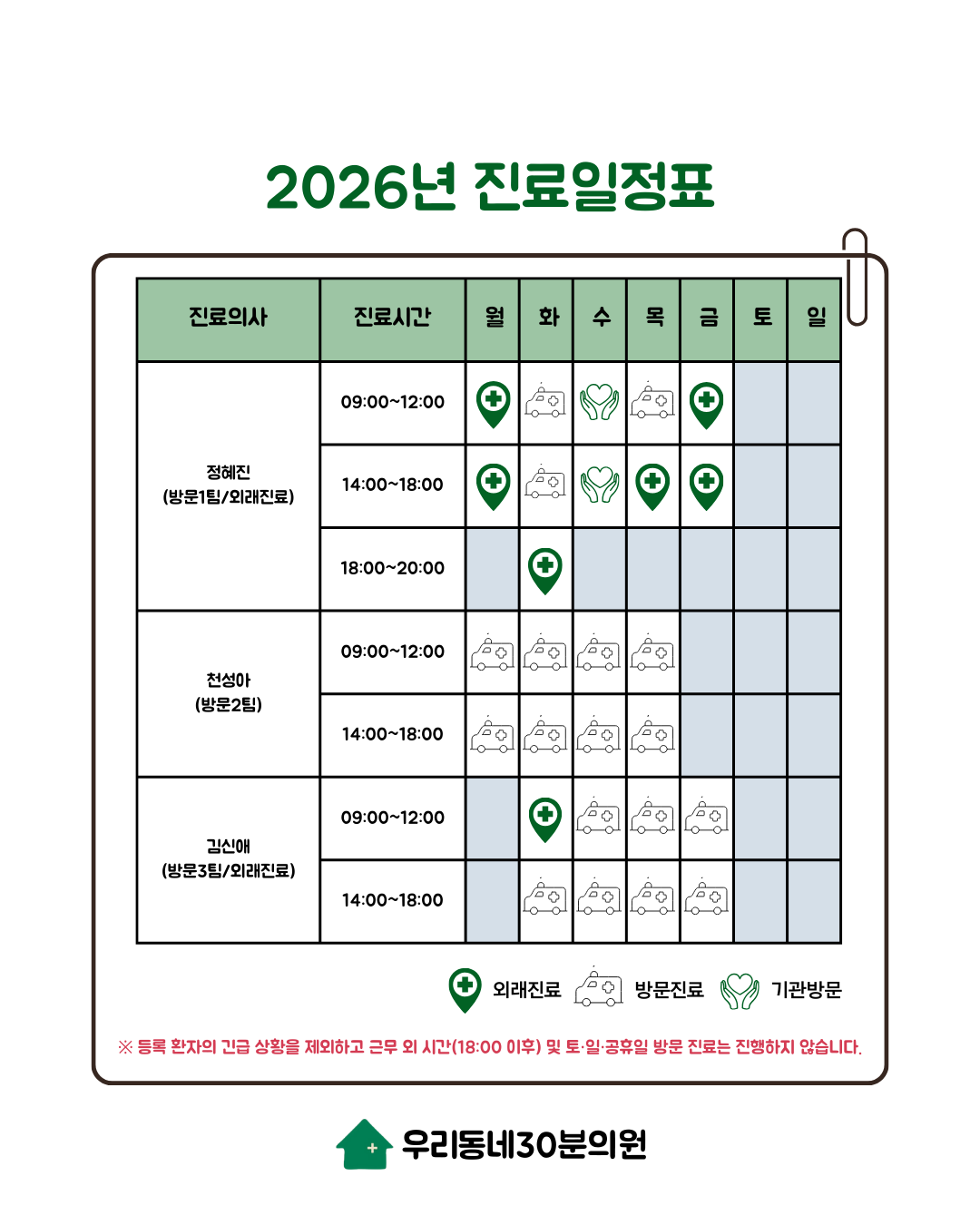 우리동네30분의원 대표 이미지