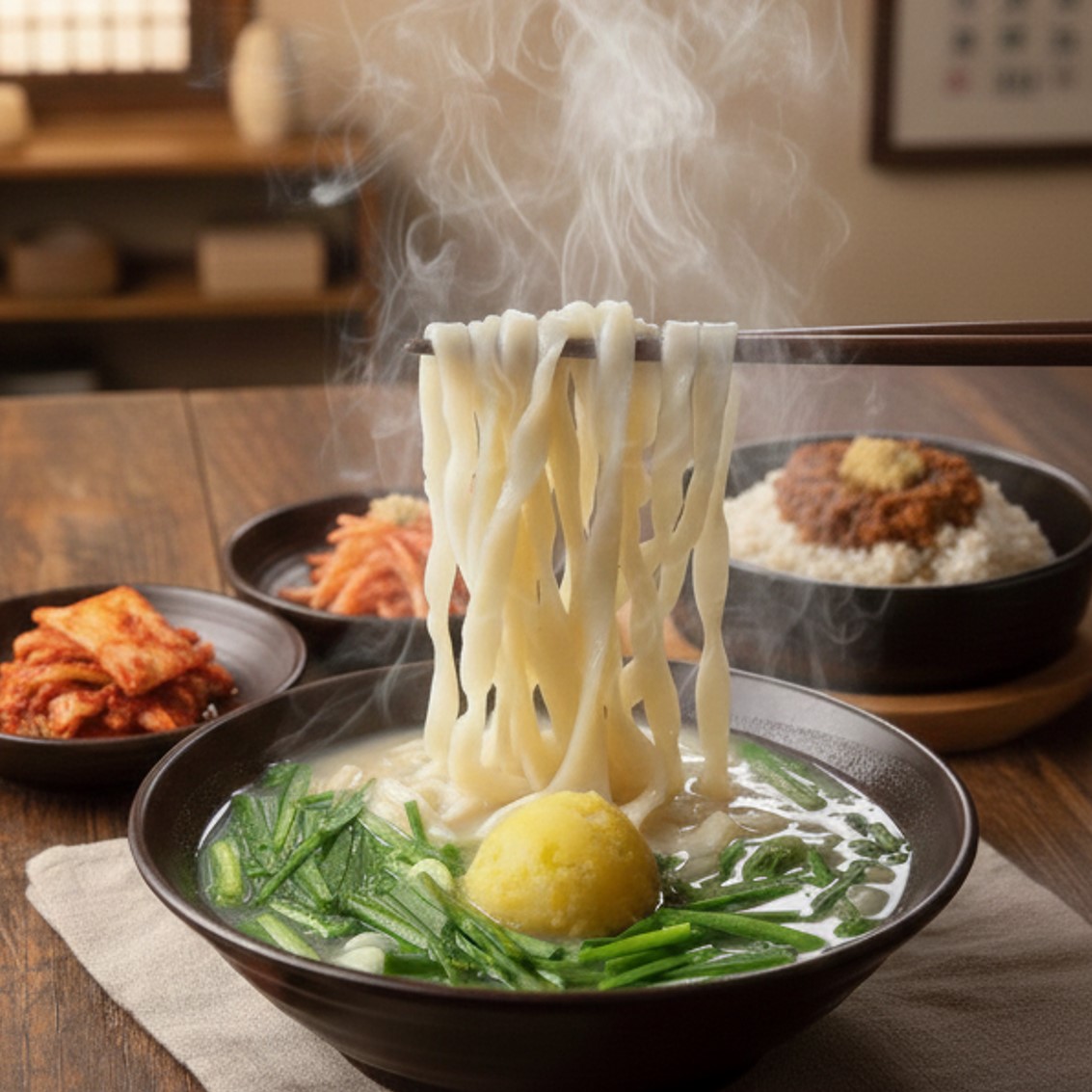 이유간백년칼국수