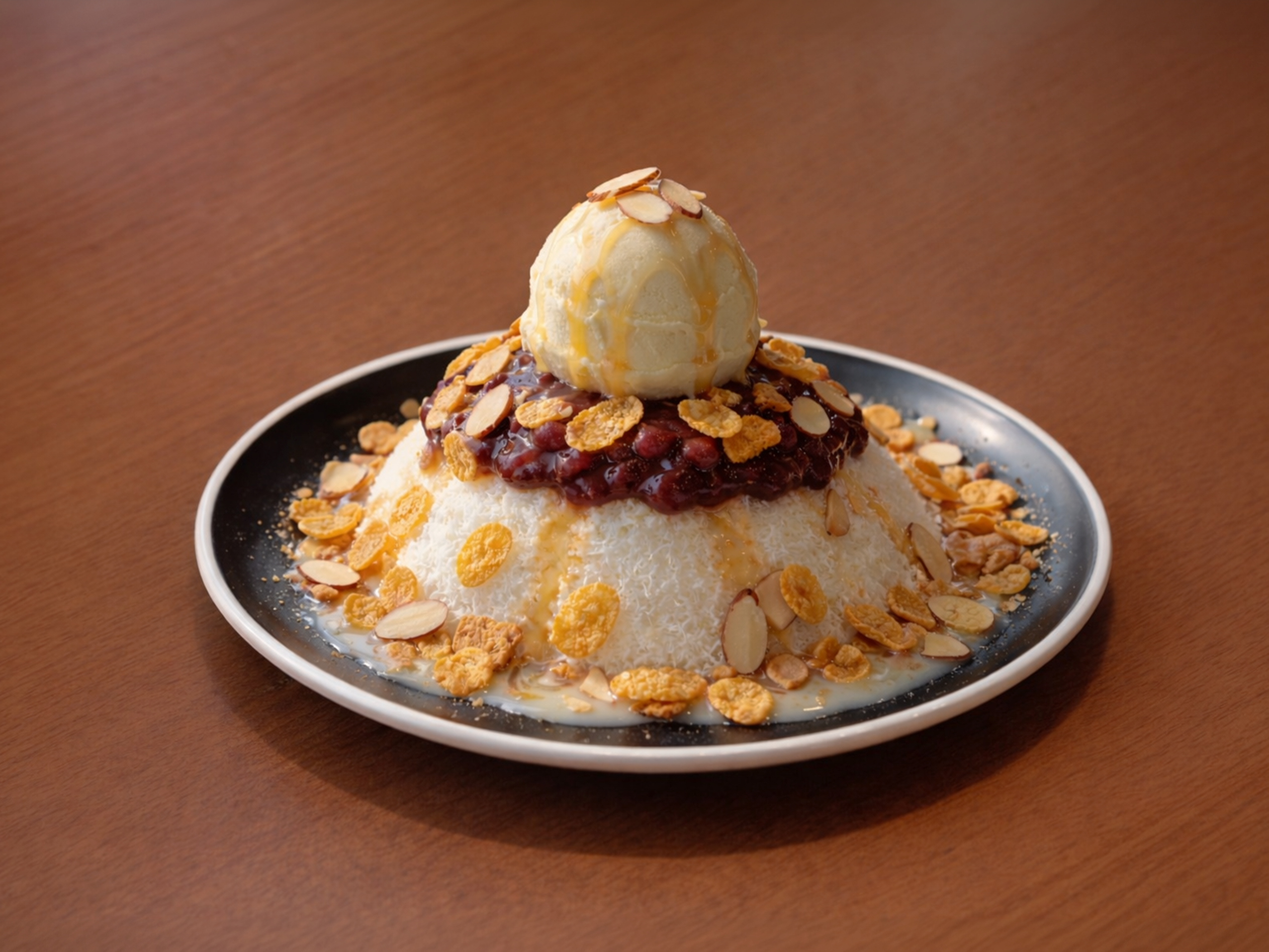 통팥빙수