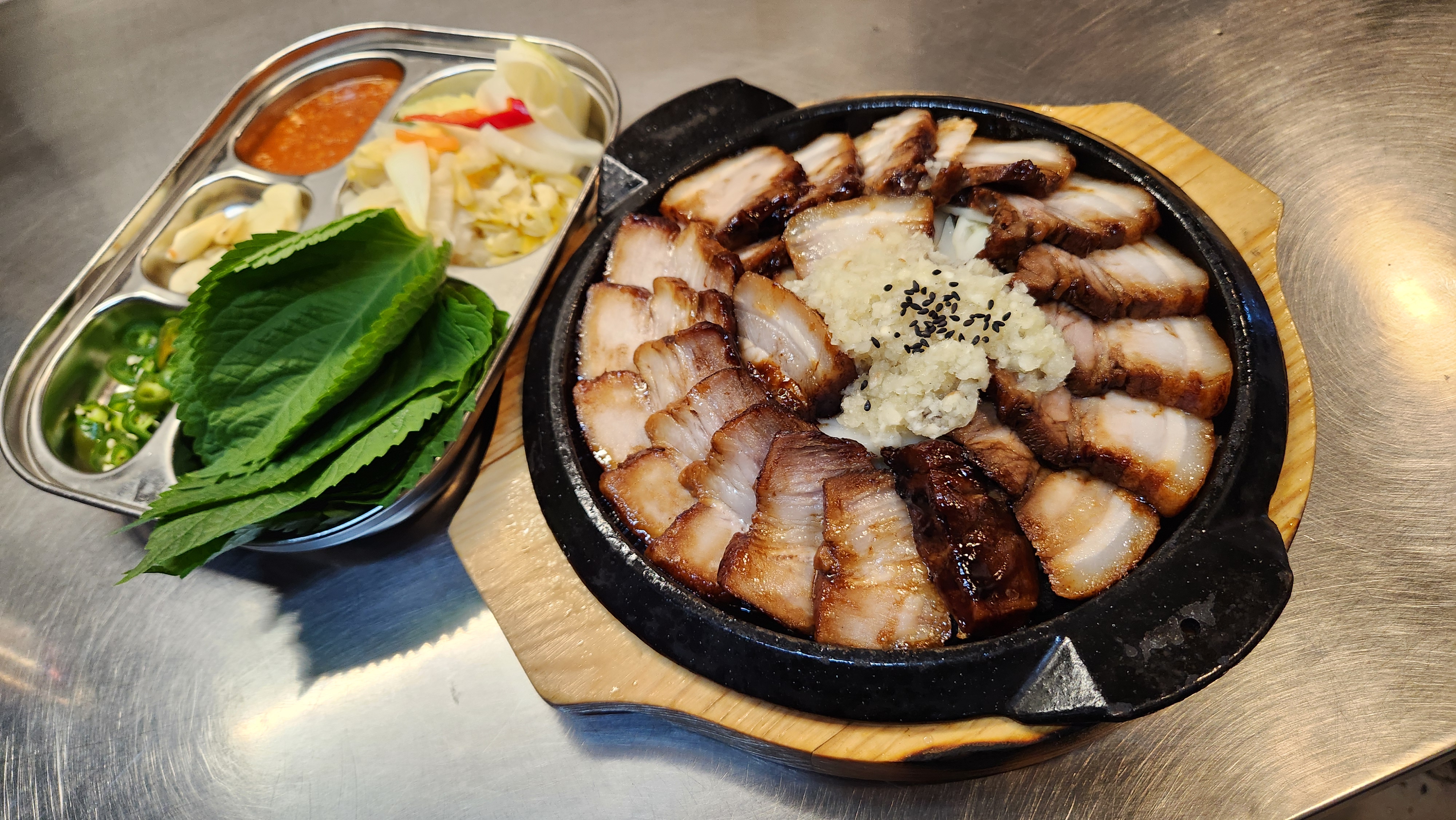 마늘보쌈