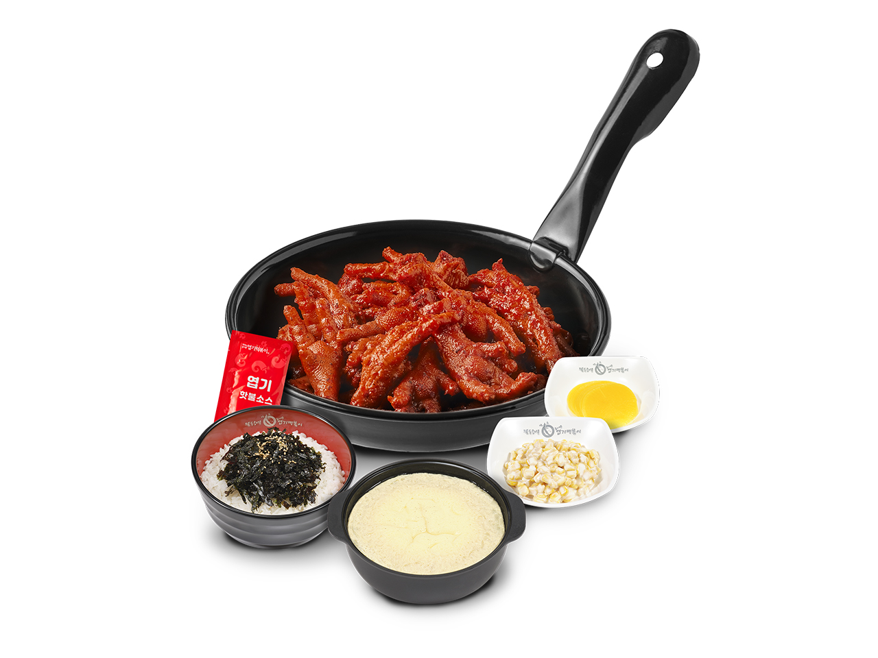 숯불닭발세트