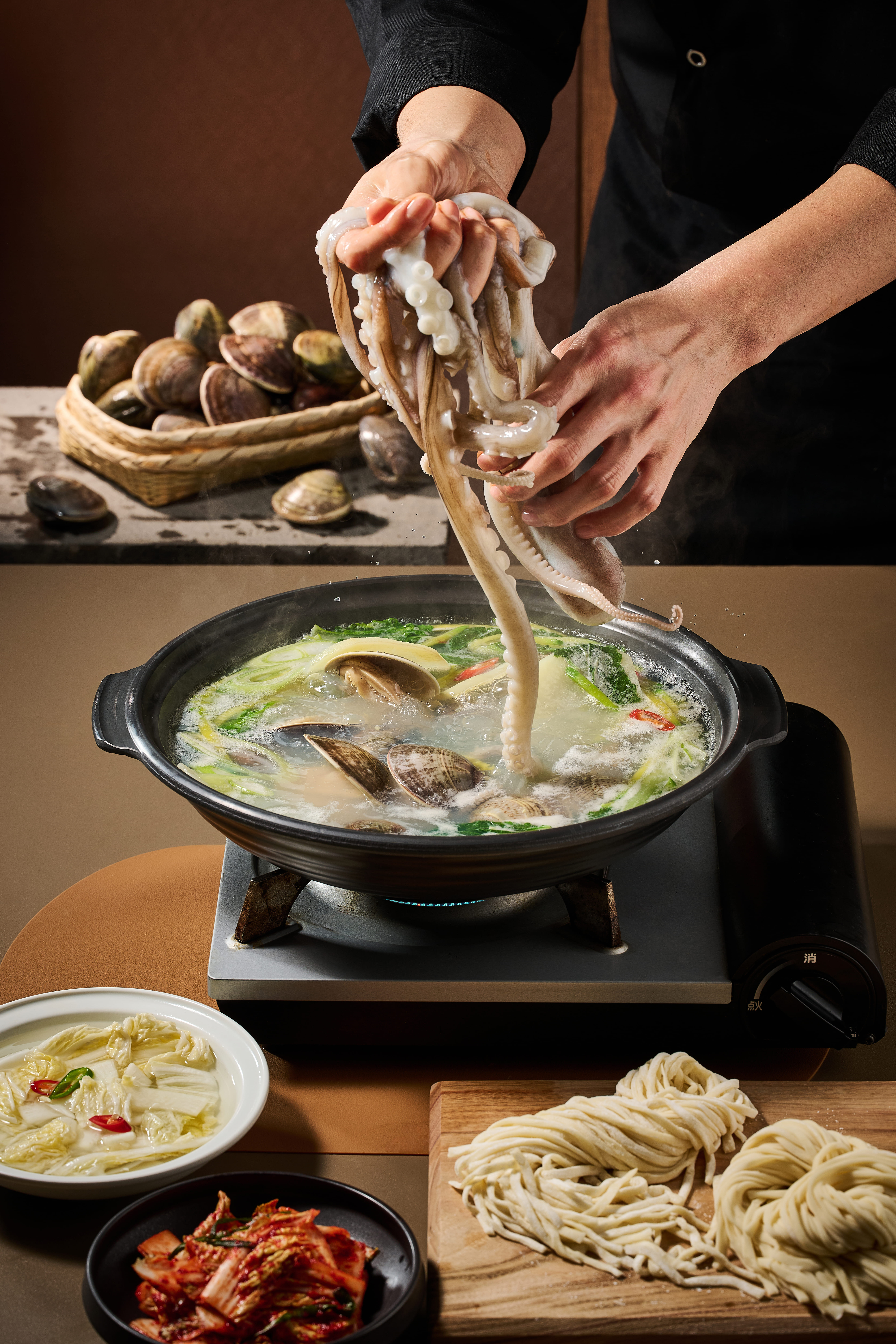 우이며녹 백합칼국수 영종마시란점