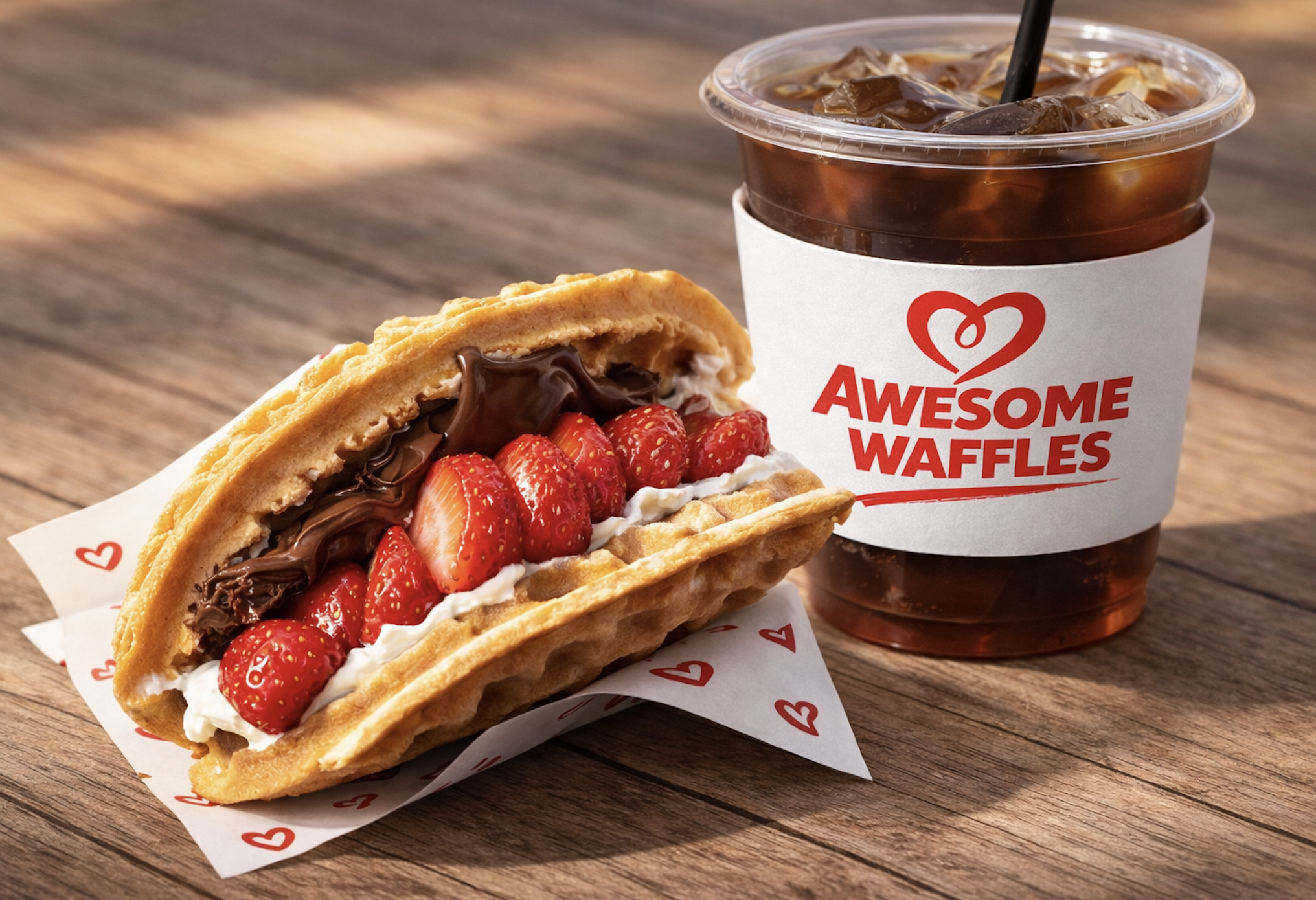 어썸와플&1리터커피