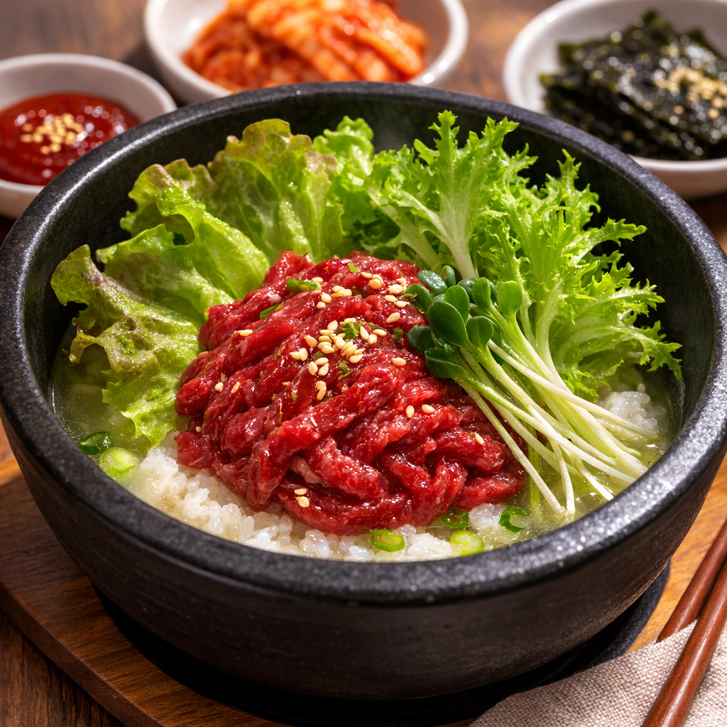 점심특선 육회비빔밥