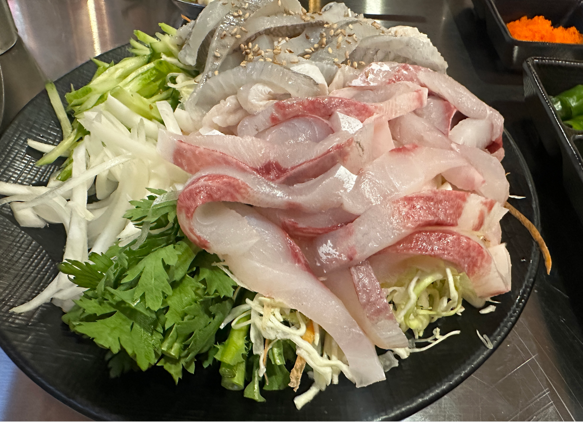 제철막회(도다리&참숭어막회)(대)