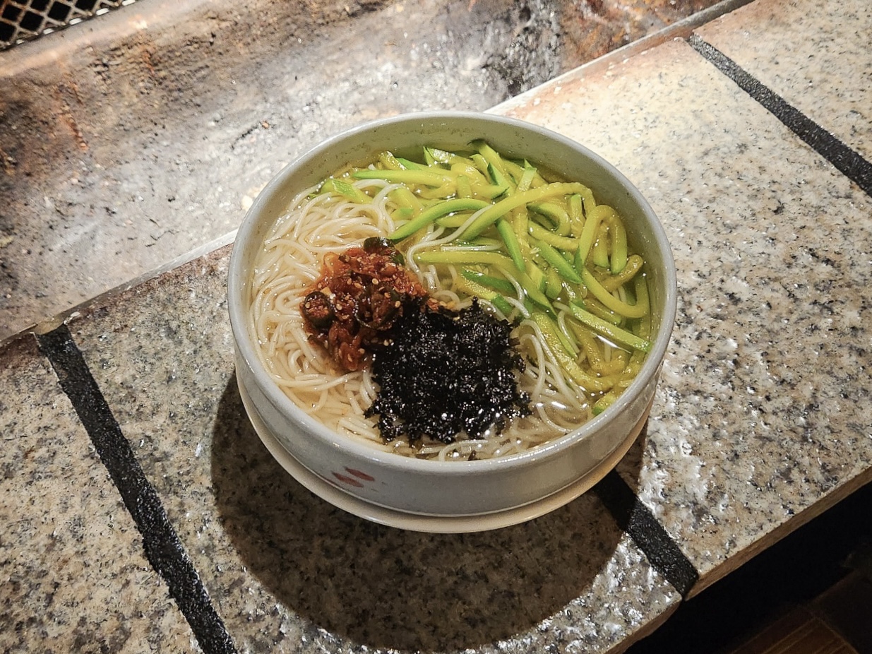 애호박 온국수