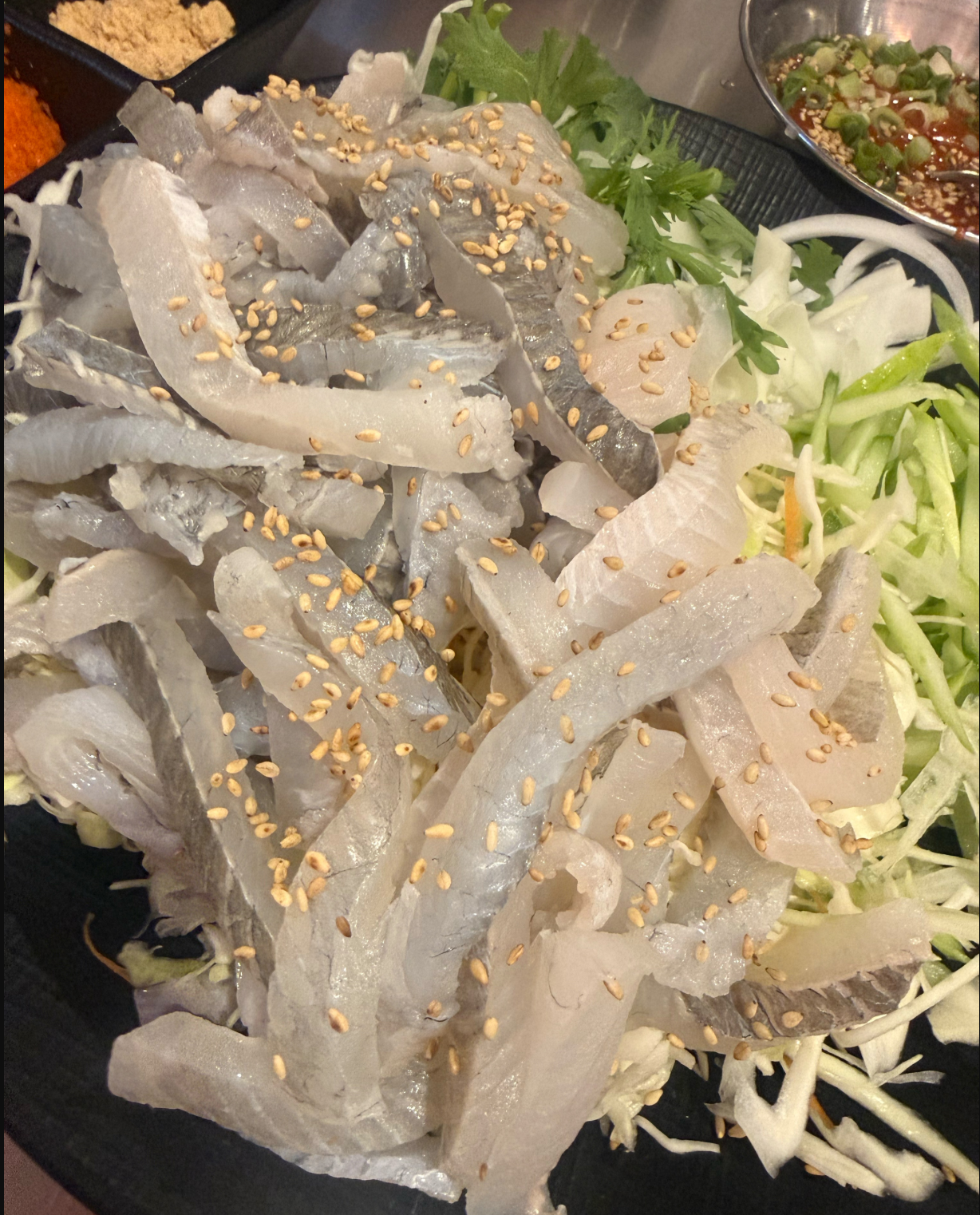 바다의은빛도다리세꼬시막회(3인)
