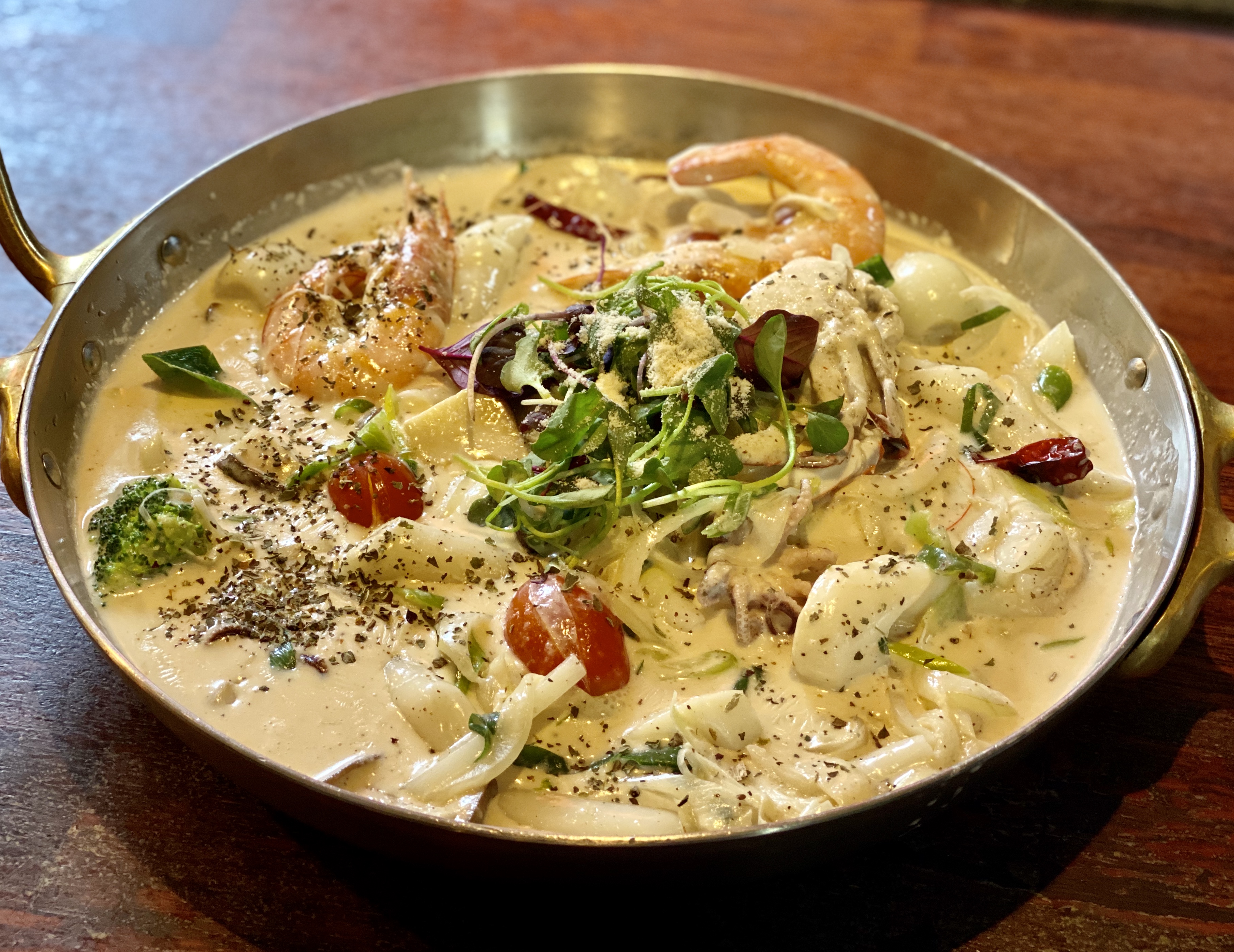 해물크림떡볶이