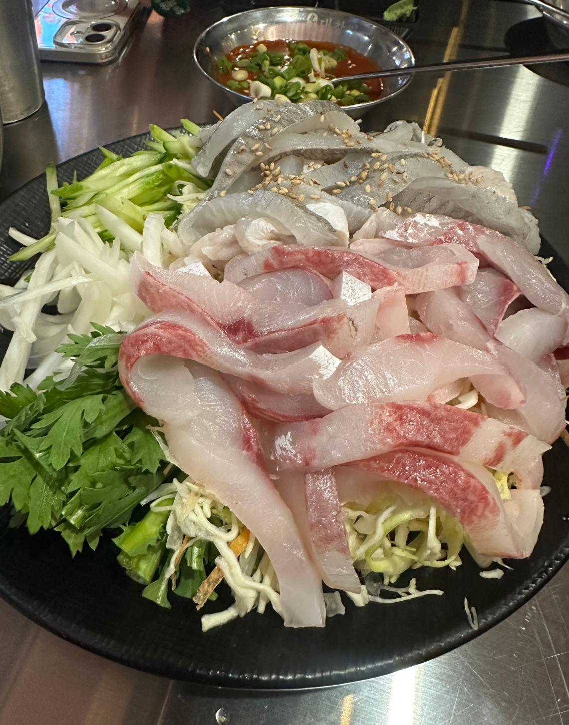 제철막회(도다리&참숭어)(중)