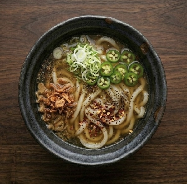 (겨울메뉴)통후추국물우동