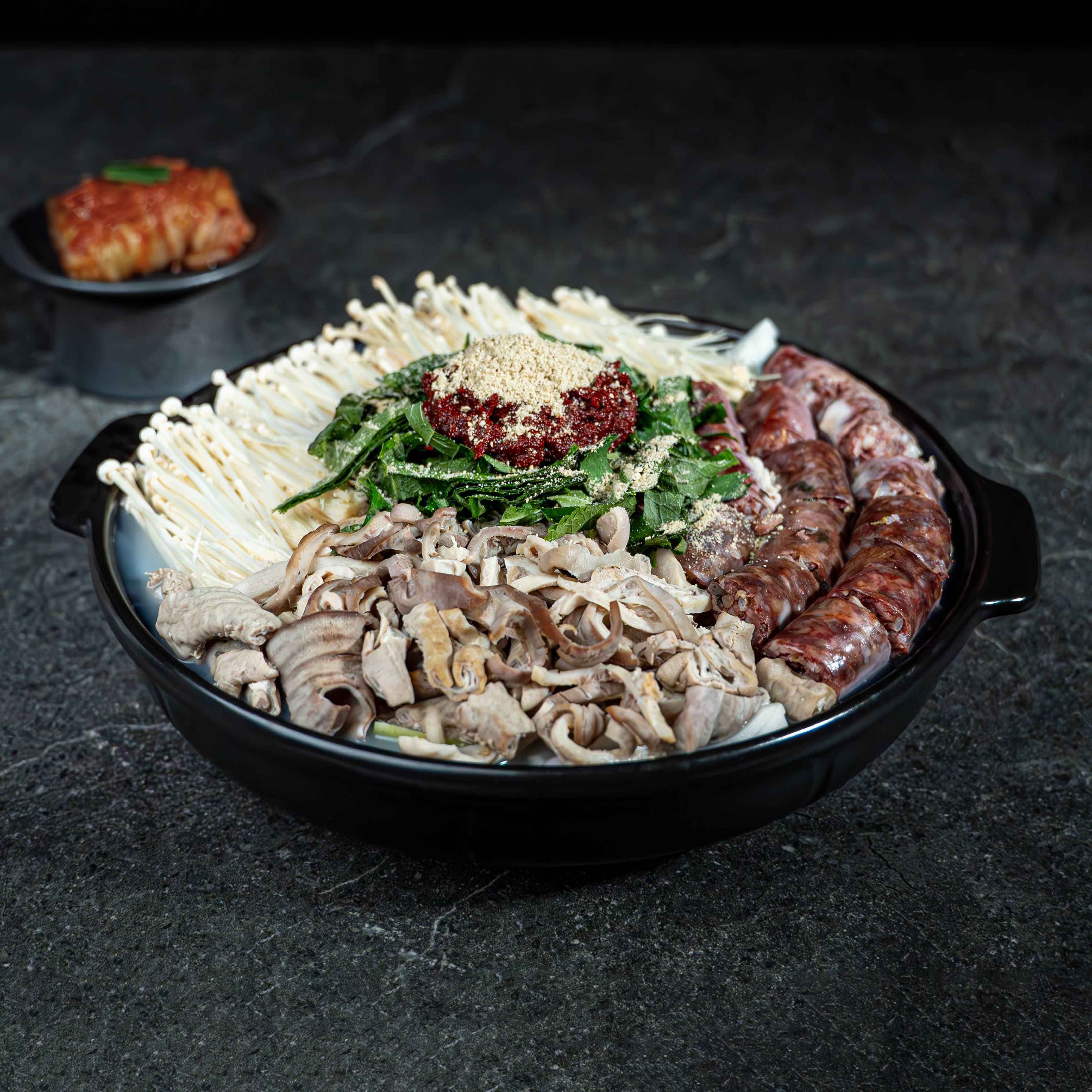순대 곱창 전골