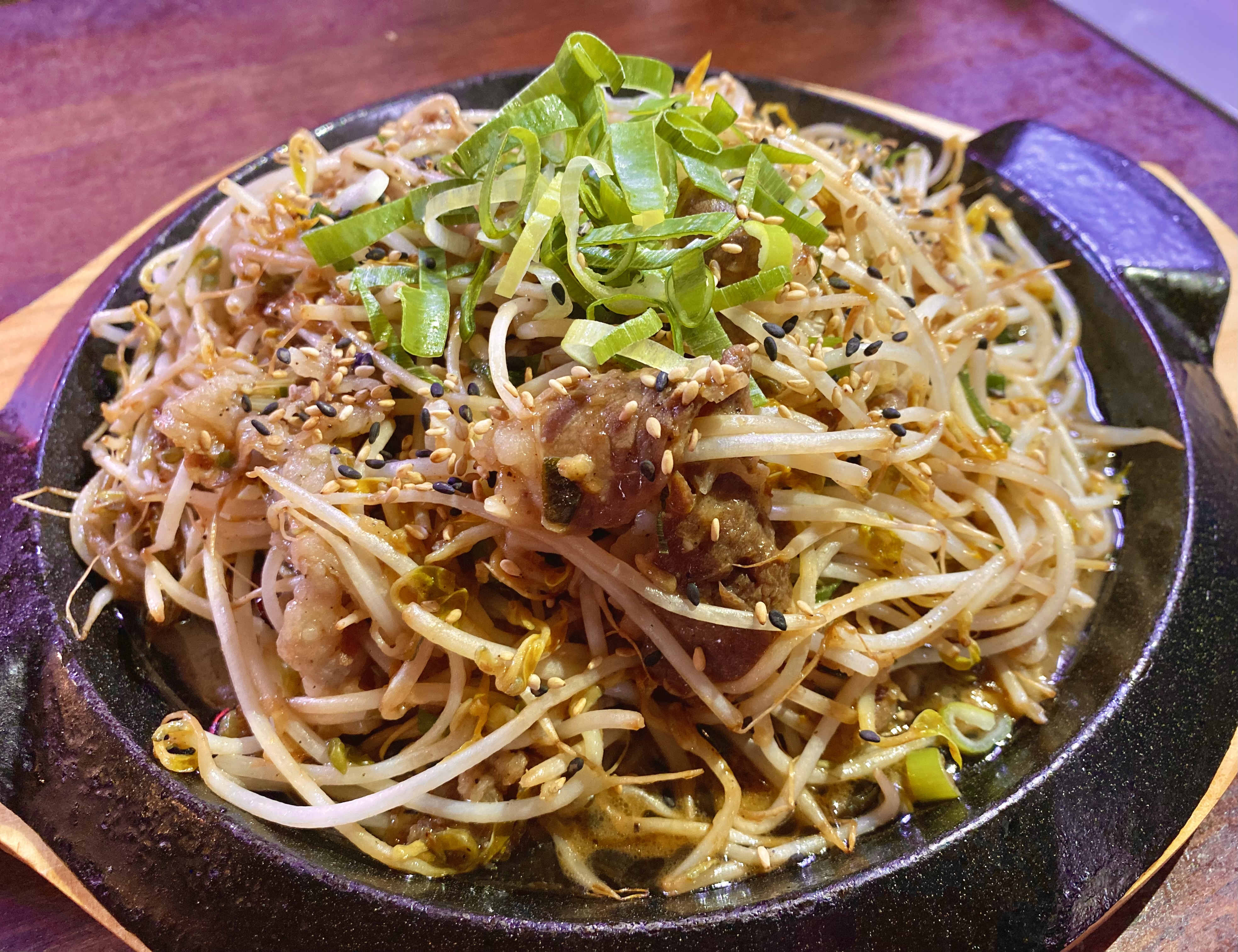 차돌 숙주 볶음