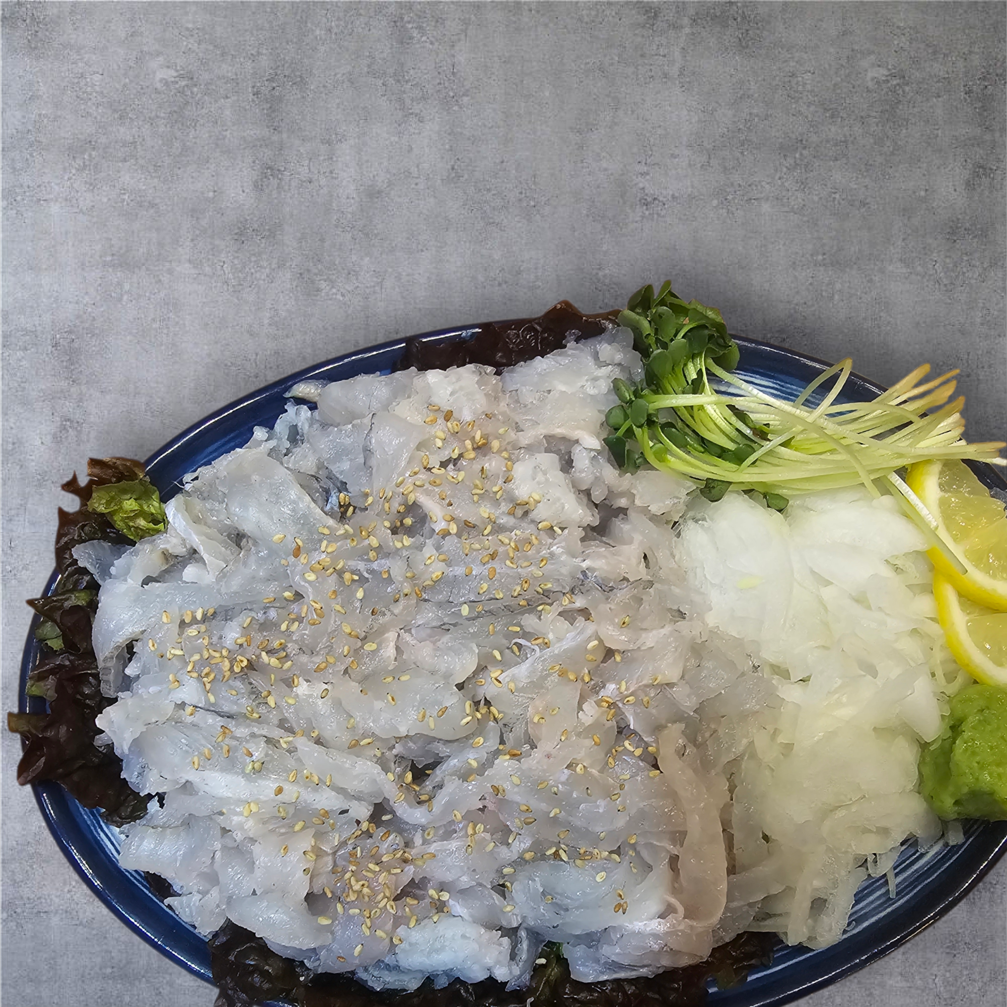 [봄,푸른바다] 도다리세꼬시+회