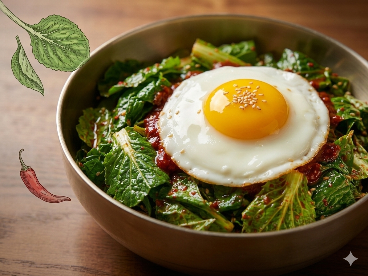 봄동비빔밥