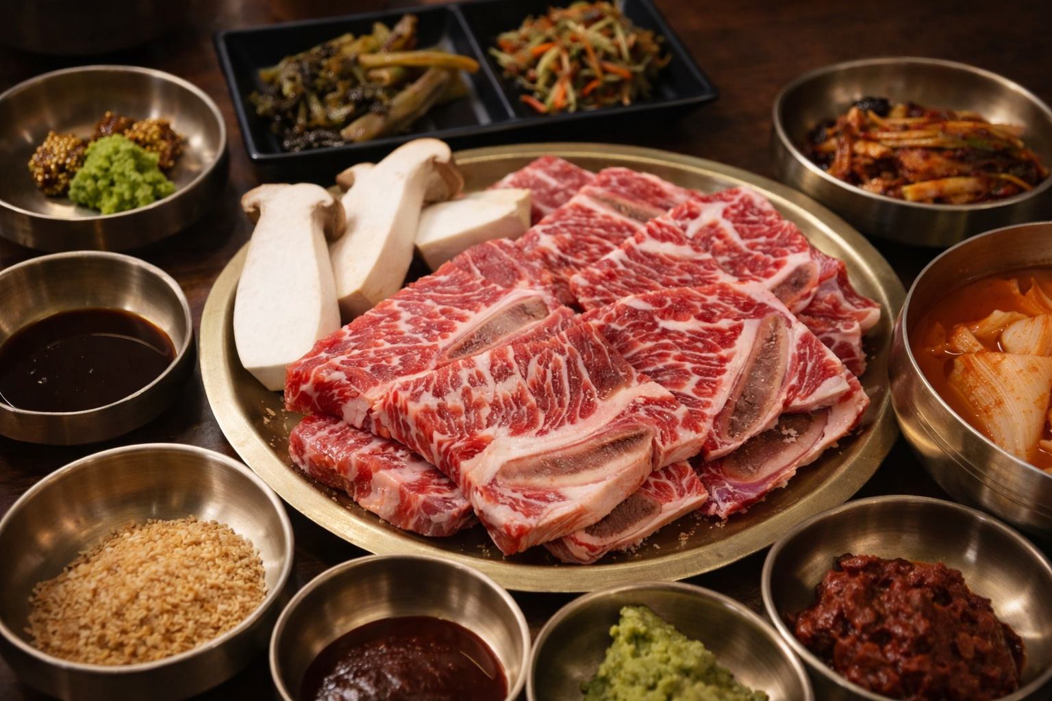 본꽃갈비 220g