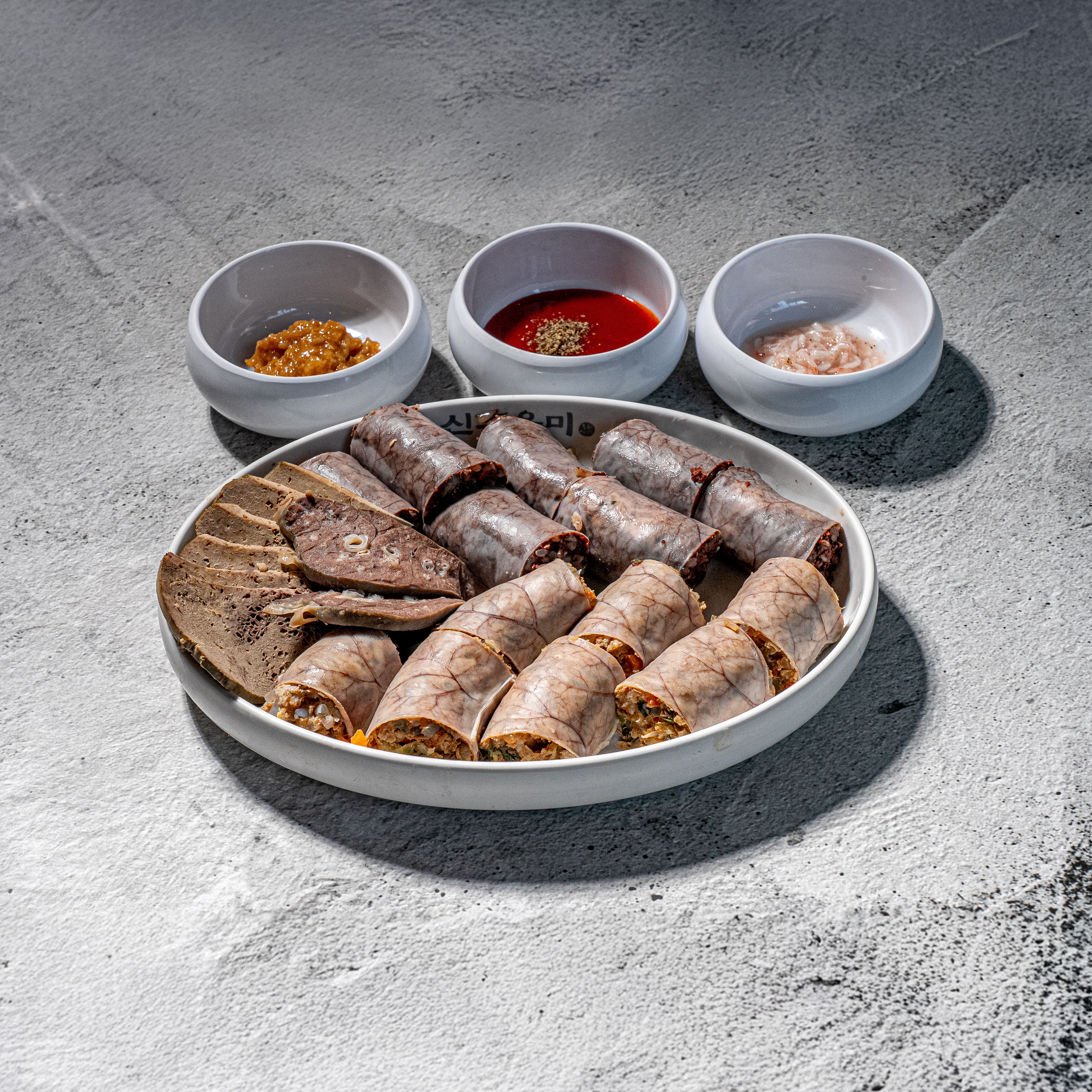 수제모듬순대 반접시(간&허파 제공)