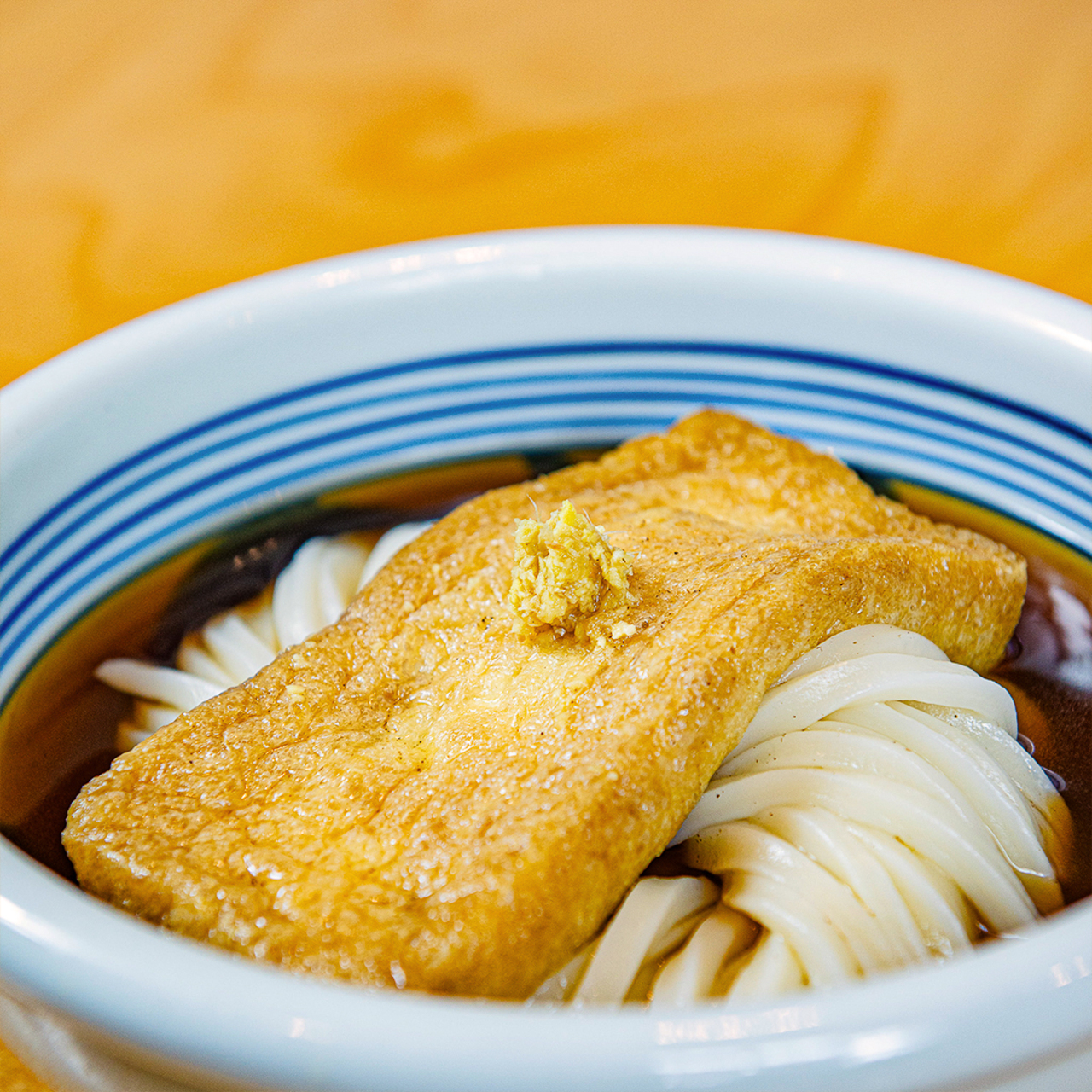 키츠네(유부) 카케우동(온)