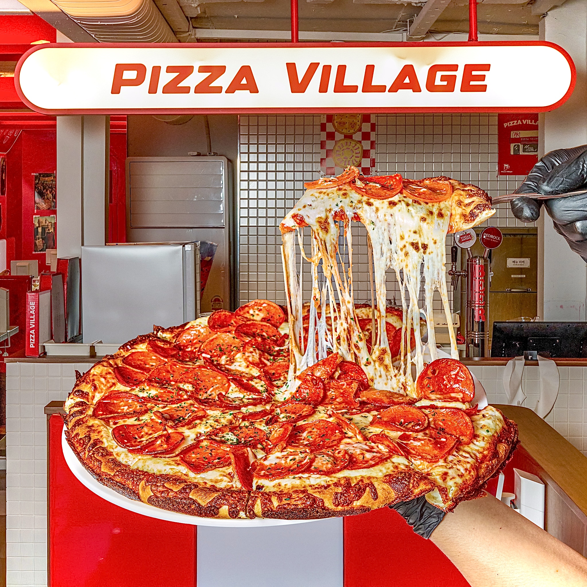 VILLAGE The치즈 페퍼로니🍕