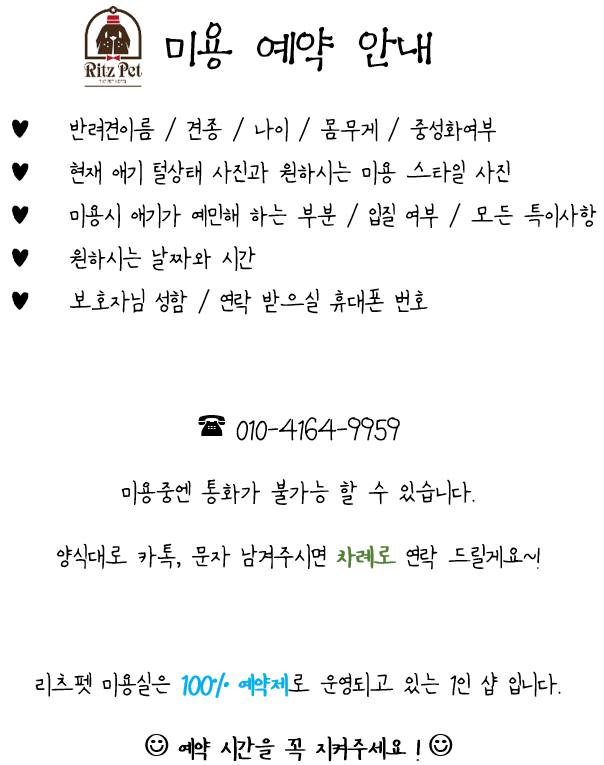 리츠펫 송도점 인천 애견맛집
