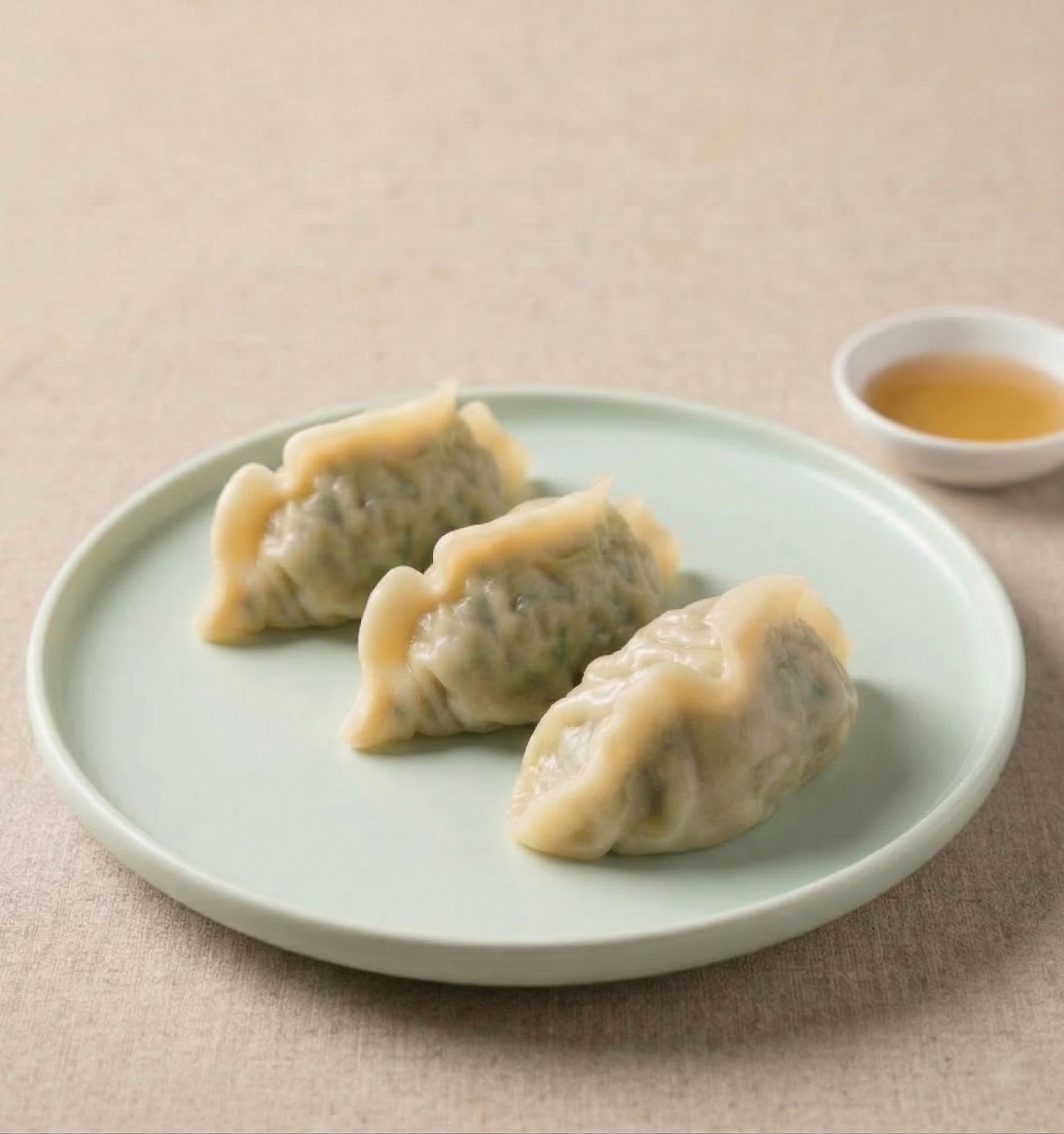 접시만두 반 접시(3개)