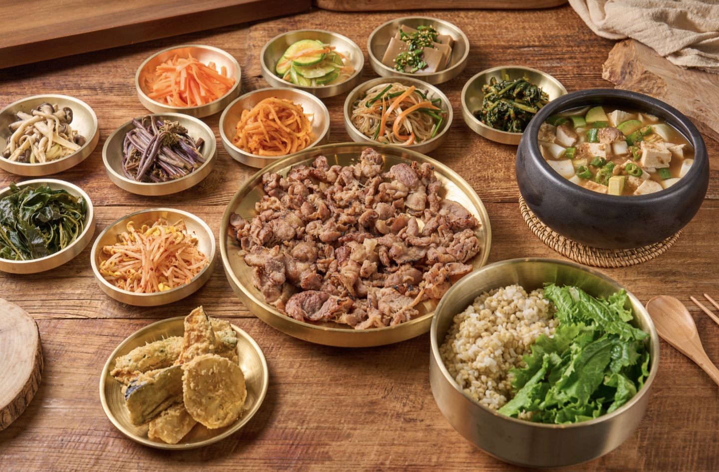 보리밥 간장제육 정식