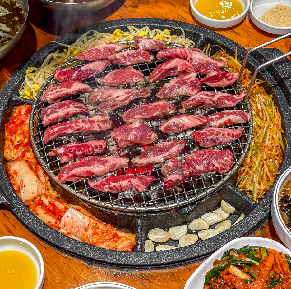 자연숯불화로구이