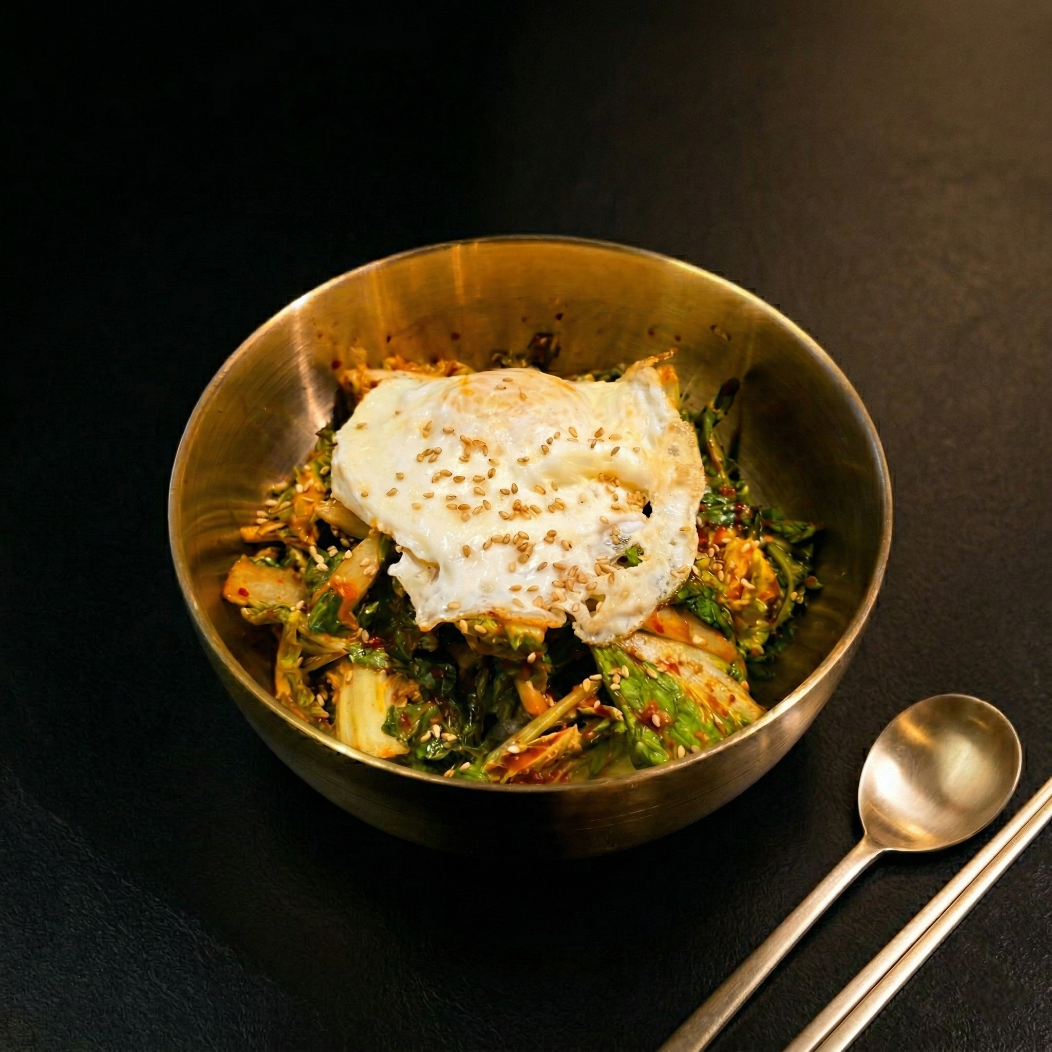 봄동비빔밥(or 얼갈이)