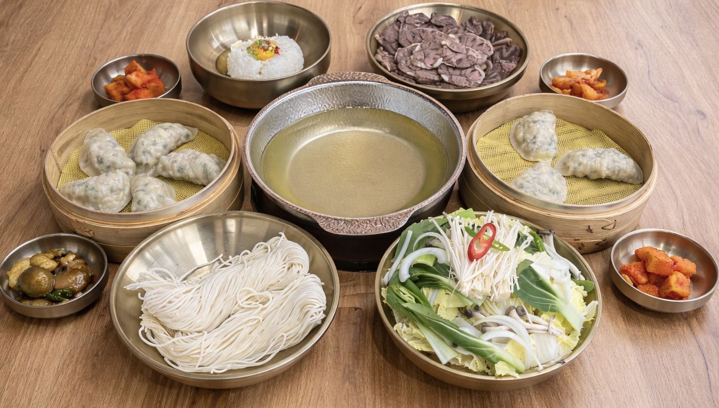 한우 전골 한상