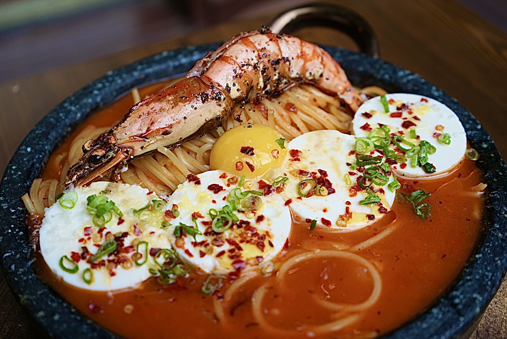매콤 토마토 순두부 파스타