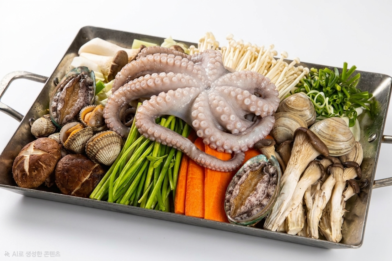 산낙지 철판 1인