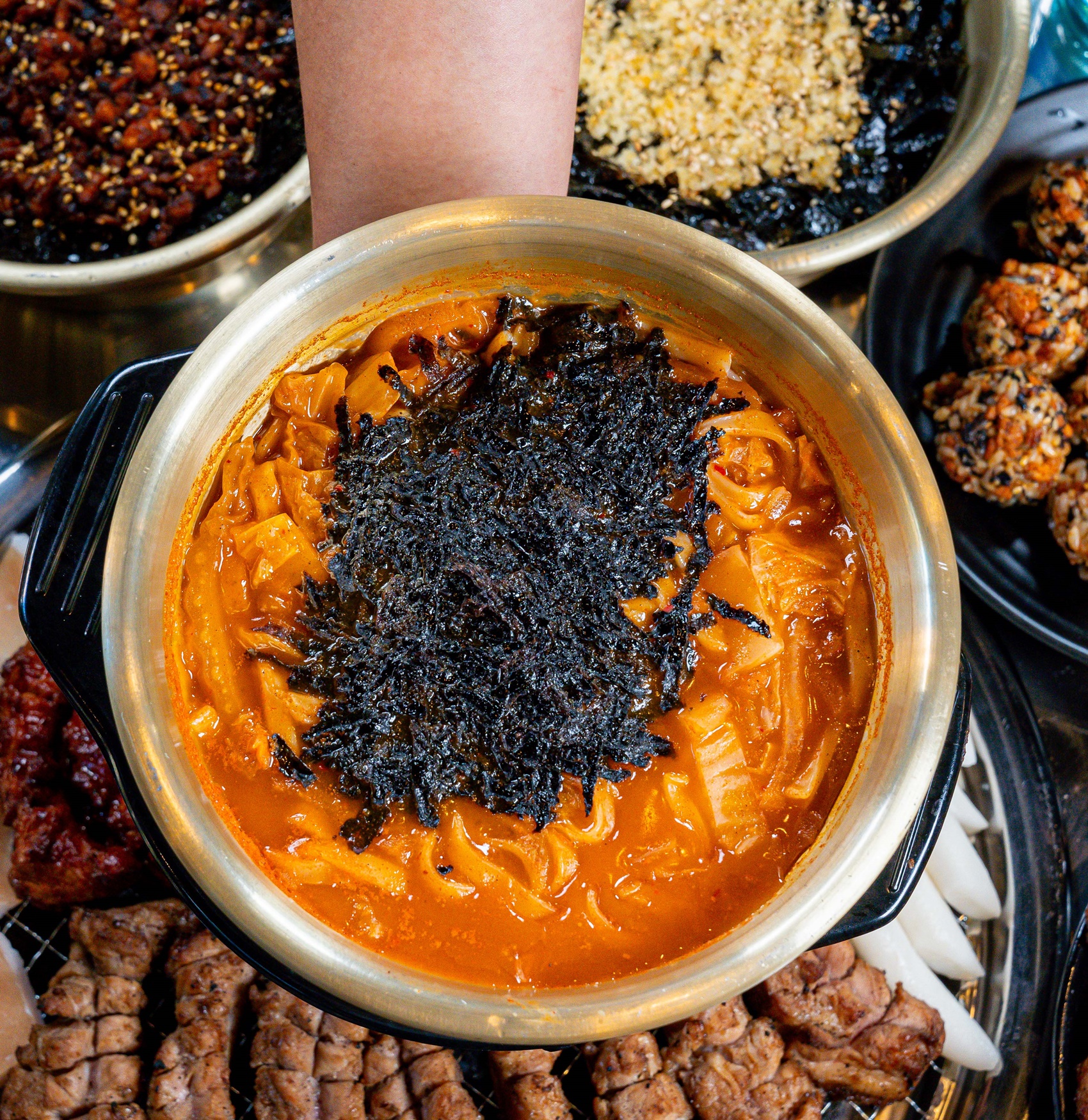 보통국수(김치칼국수)